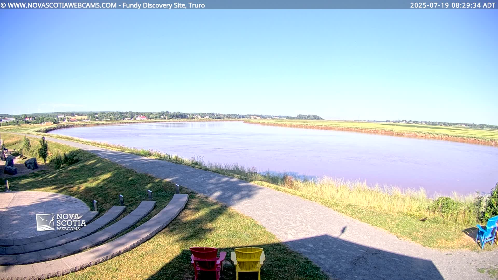 Lower Truro , Fundy Discovery Site & Salmon River Live Cam - Lower Truro, Colchester, Nova Scotia, Canada