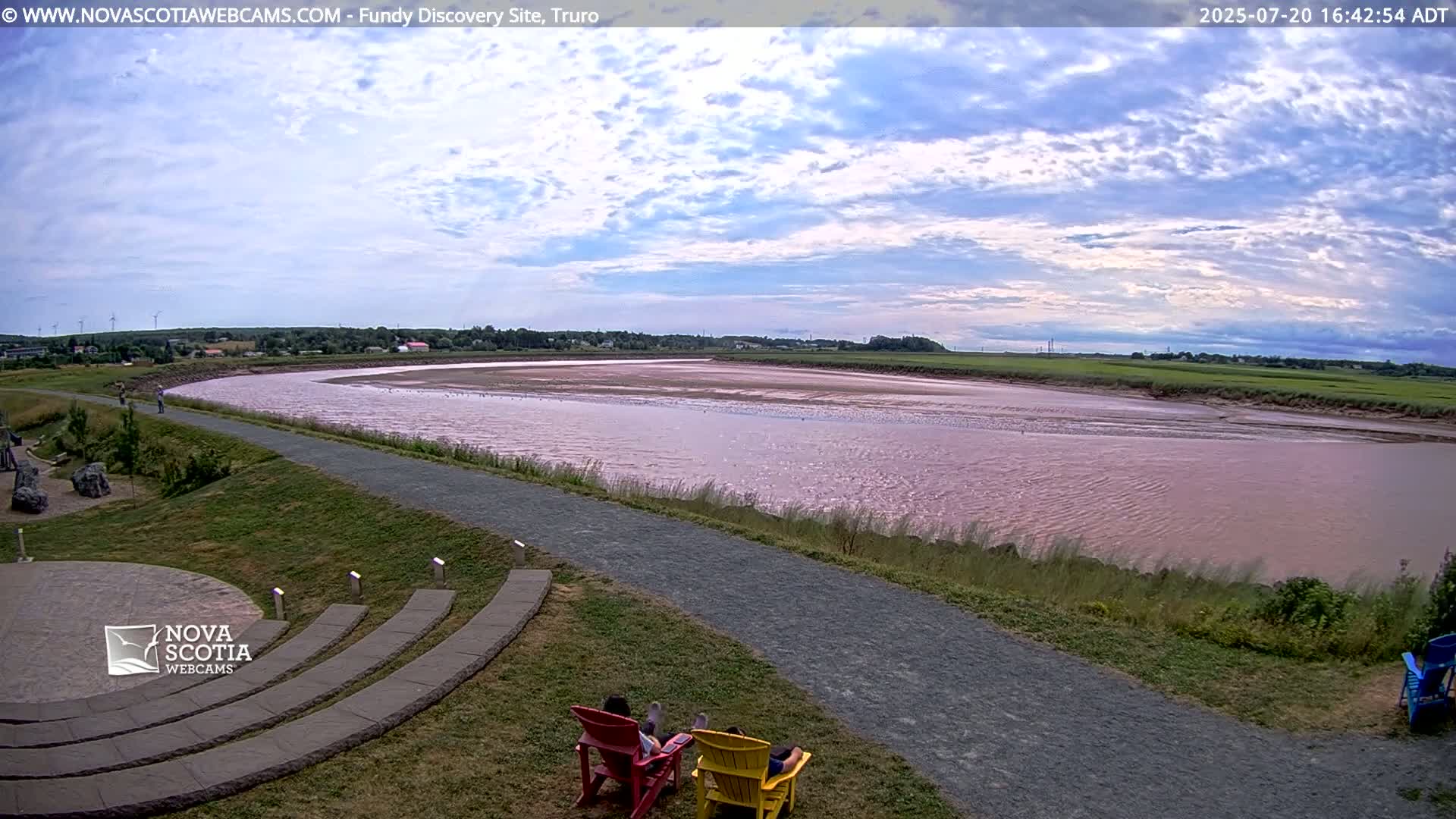 Lower Truro , Fundy Discovery Site & Salmon River Live Cam - Lower Truro, Colchester, Nova Scotia, Canada