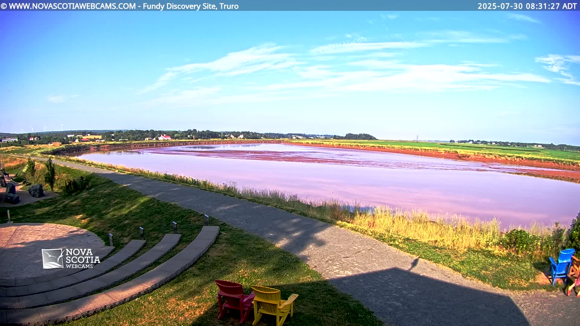 Lower Truro , Fundy Discovery Site & Salmon River Live Cam - Lower Truro, Colchester, Nova Scotia, Canada