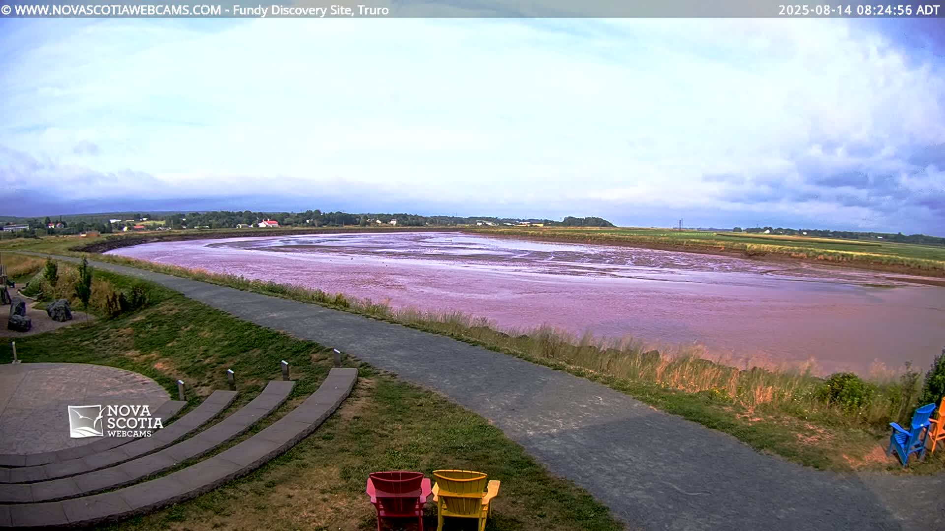 Lower Truro , Fundy Discovery Site & Salmon River Live Cam - Lower Truro, Colchester, Nova Scotia, Canada