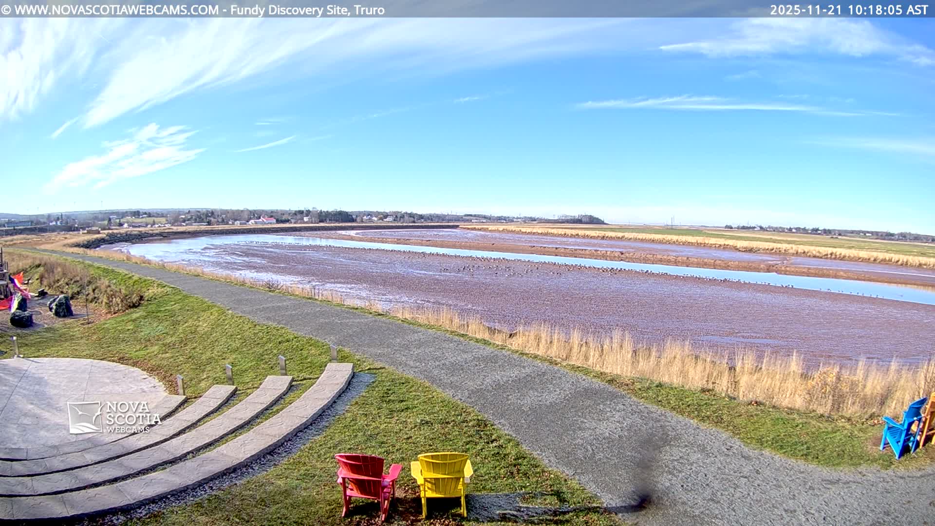 Lower Truro , Fundy Discovery Site & Salmon River Live Cam - Lower Truro, Colchester, Nova Scotia, Canada