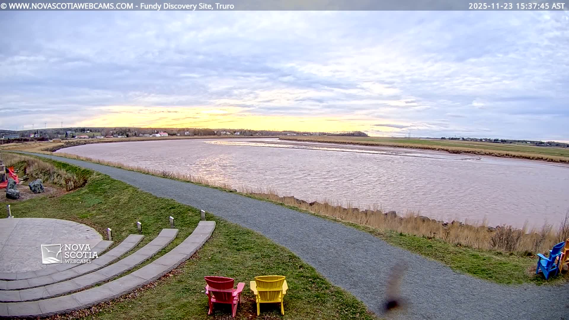 Lower Truro , Fundy Discovery Site & Salmon River Live Cam - Lower Truro, Colchester, Nova Scotia, Canada