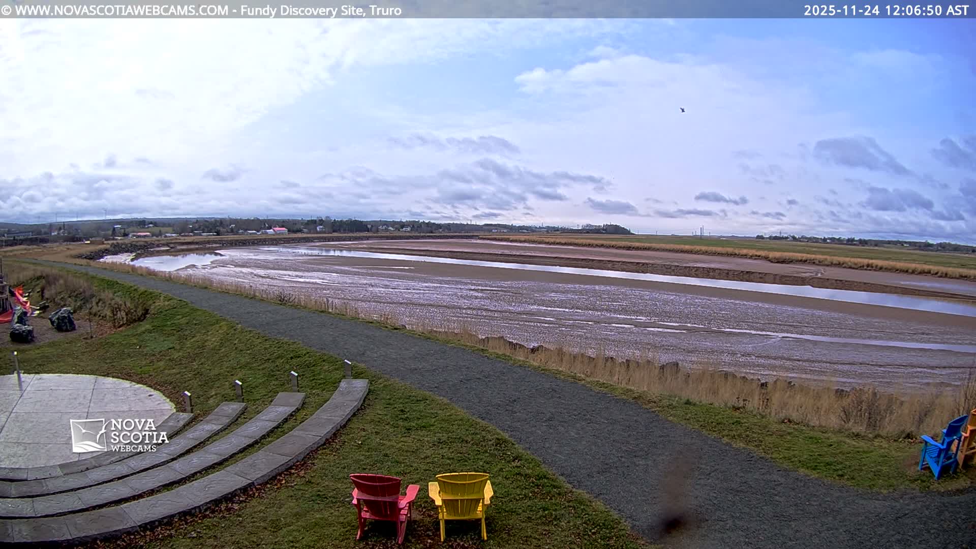 Lower Truro , Fundy Discovery Site & Salmon River Live Cam - Lower Truro, Colchester, Nova Scotia, Canada