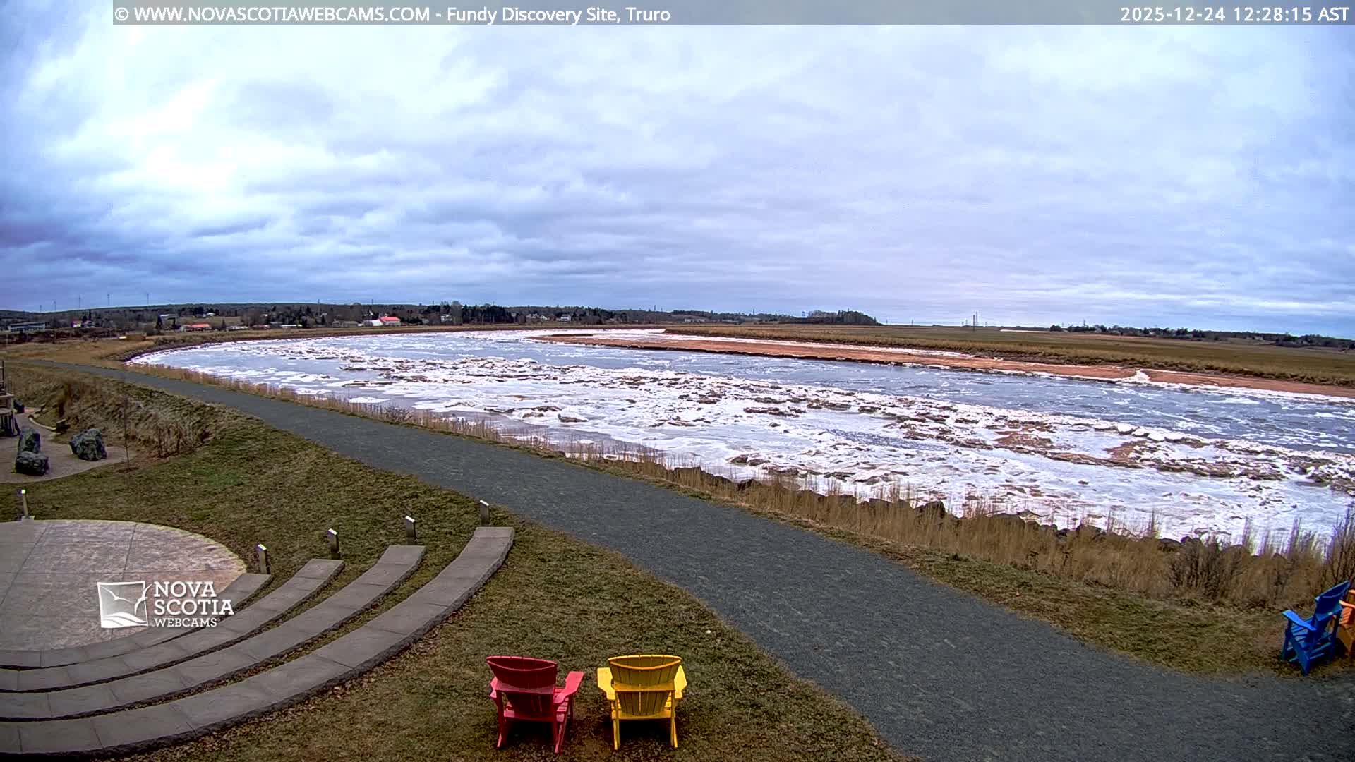 Lower Truro , Fundy Discovery Site & Salmon River Live Cam - Lower Truro, Colchester, Nova Scotia, Canada