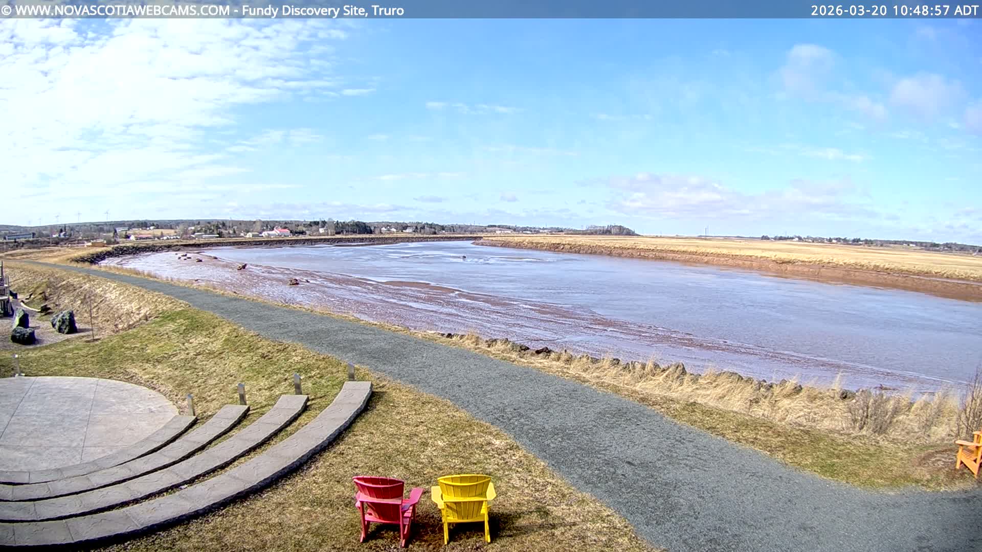 Lower Truro , Fundy Discovery Site & Salmon River Live Cam - Lower Truro, Colchester, Nova Scotia, Canada