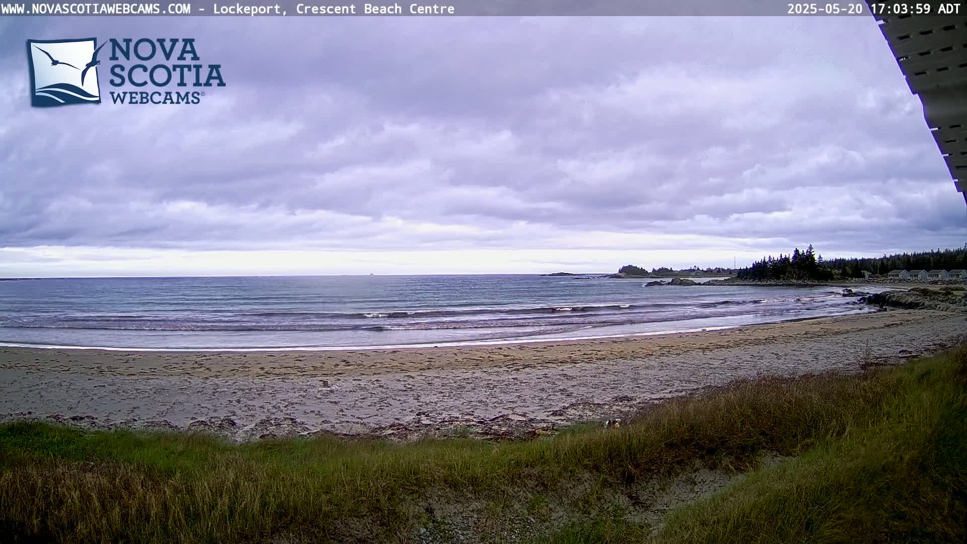 Lockeport Crescent Beach Live Cam - Lockeport, Shelburne County, Nova Scotia, Canada