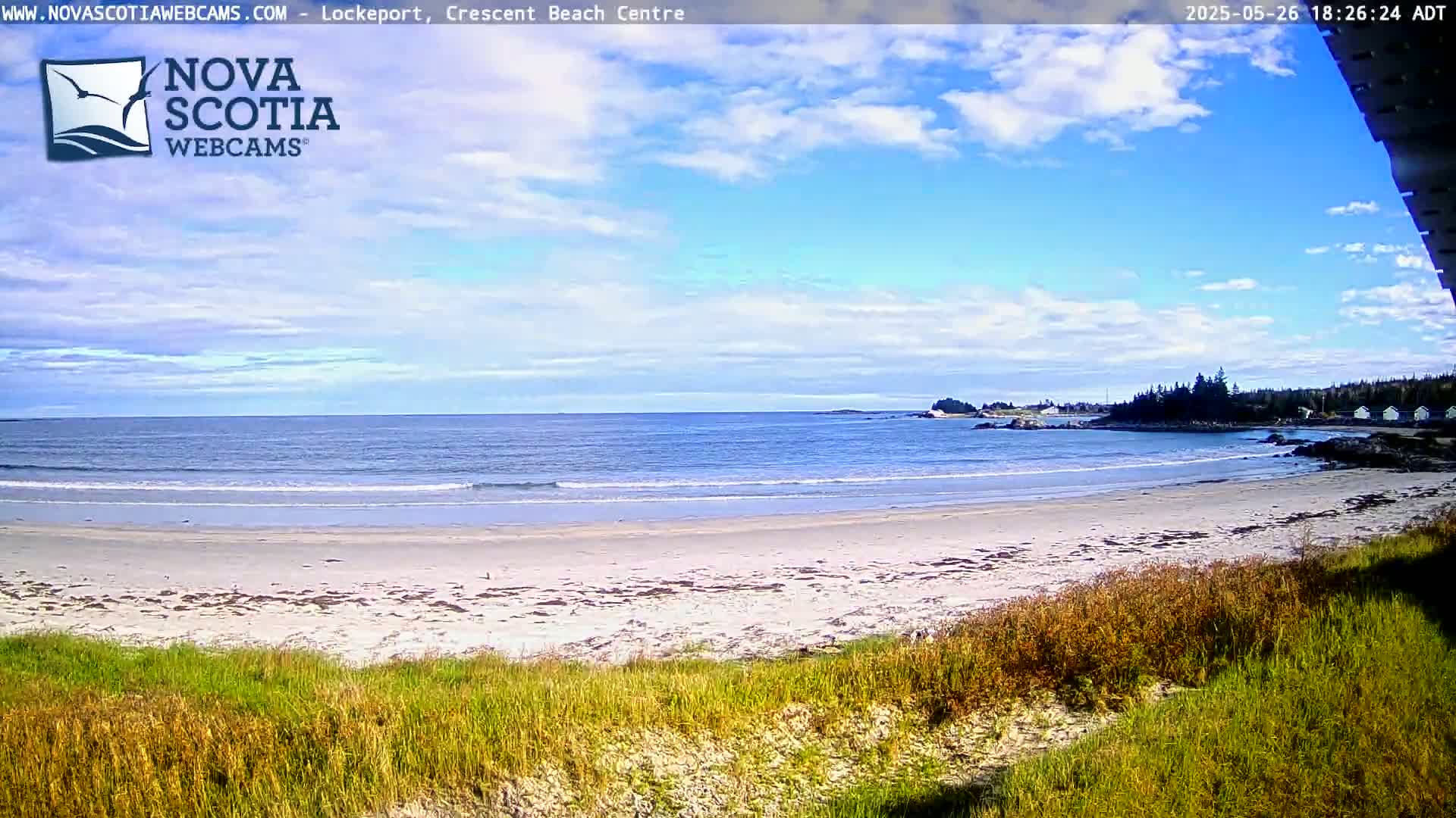 Lockeport Crescent Beach Live Cam - Lockeport, Shelburne County, Nova Scotia, Canada