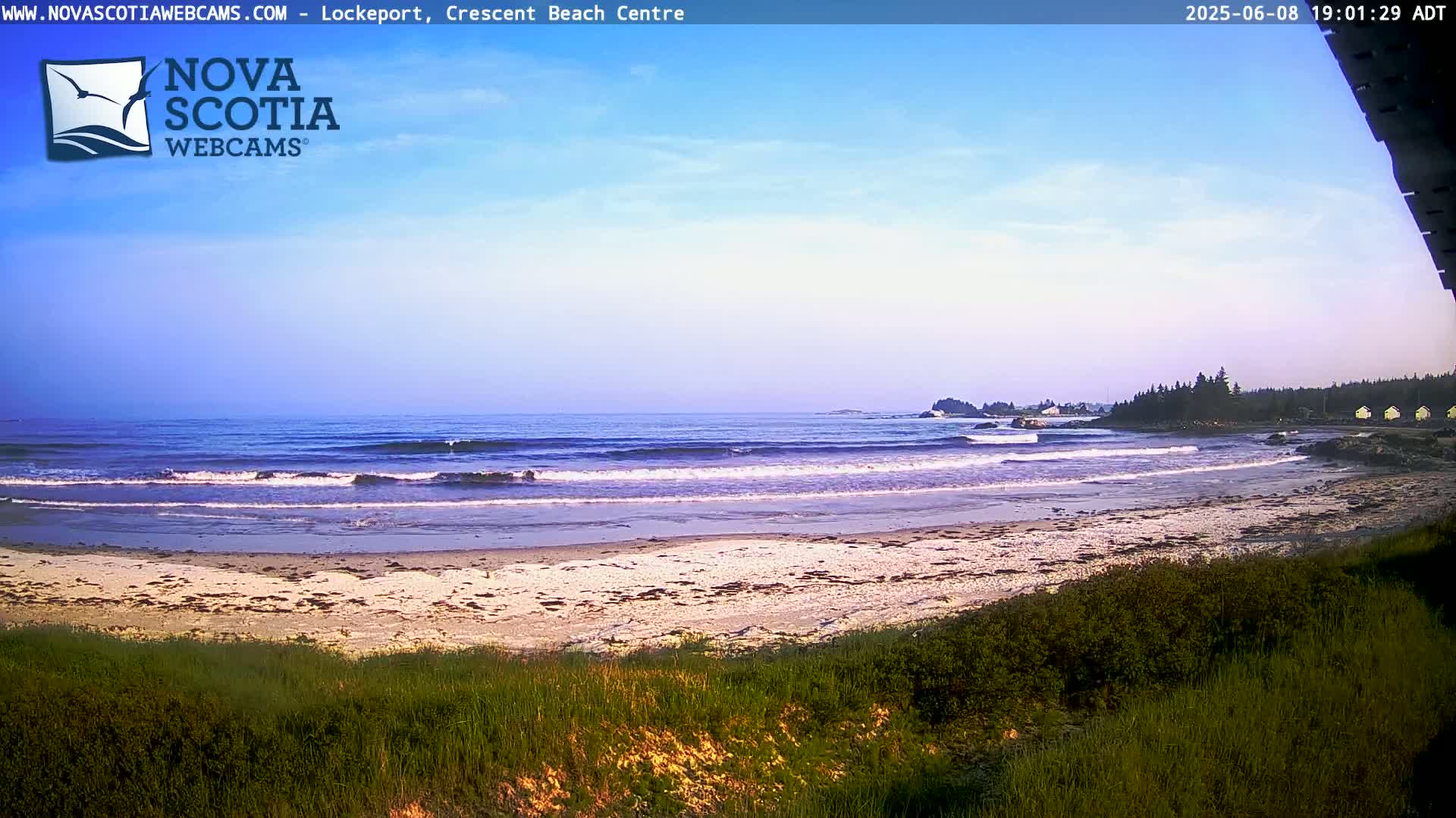 Lockeport Crescent Beach Live Cam - Lockeport, Shelburne County, Nova Scotia, Canada