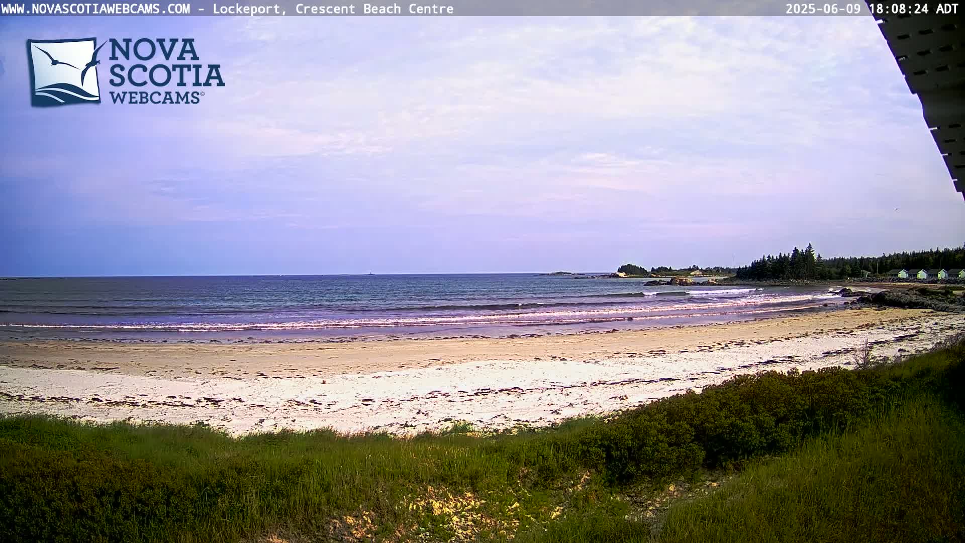 Lockeport Crescent Beach Live Cam - Lockeport, Shelburne County, Nova Scotia, Canada