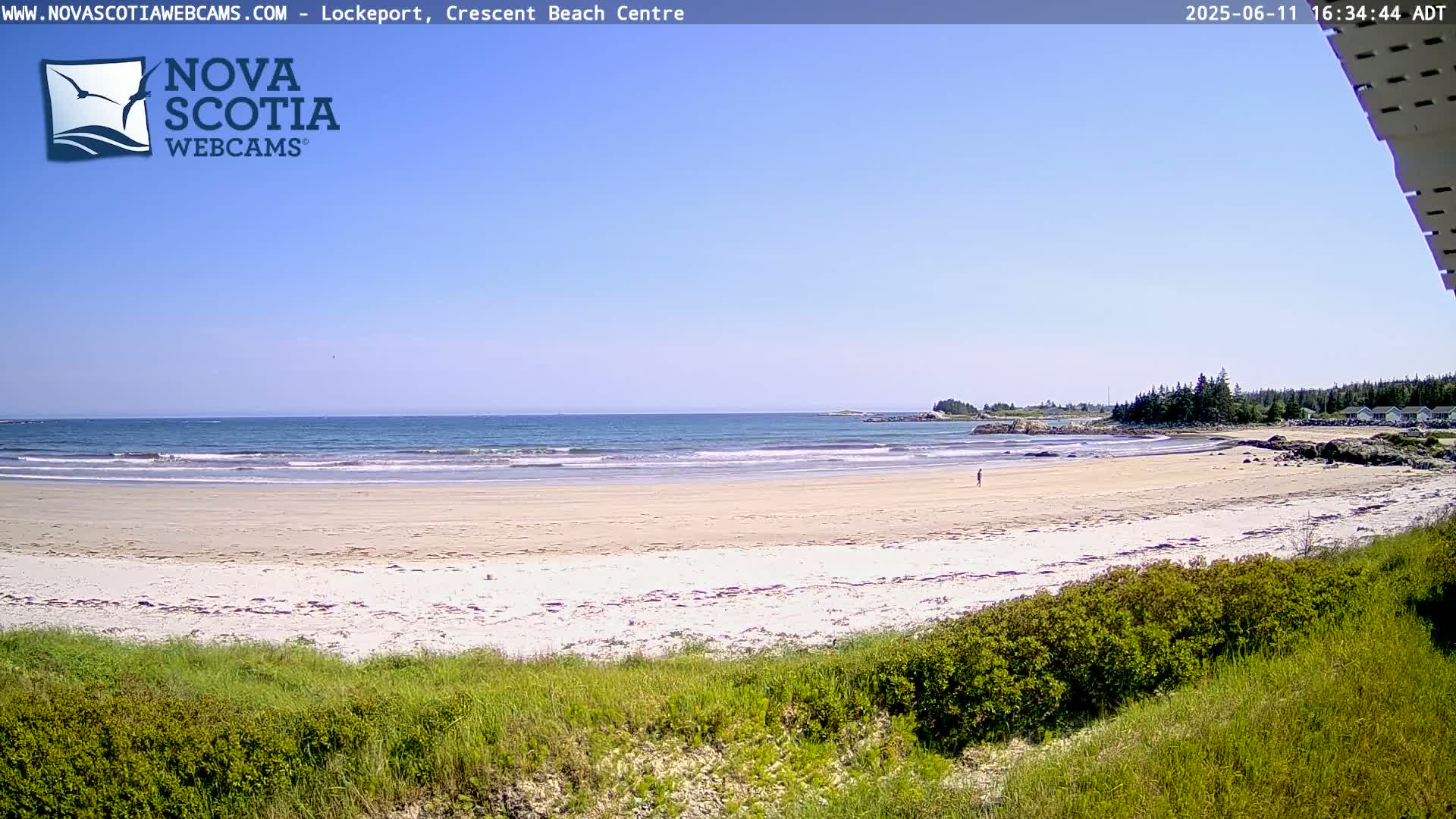 Lockeport Crescent Beach Live Cam - Lockeport, Shelburne County, Nova Scotia, Canada