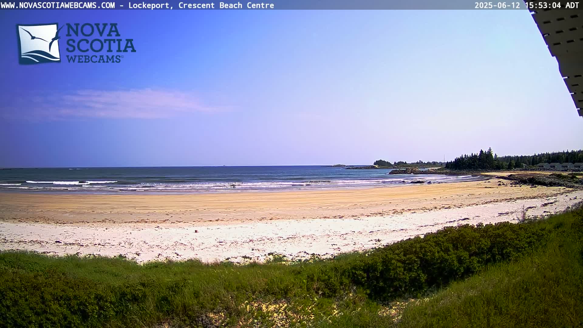 Lockeport Crescent Beach Live Cam - Lockeport, Shelburne County, Nova Scotia, Canada