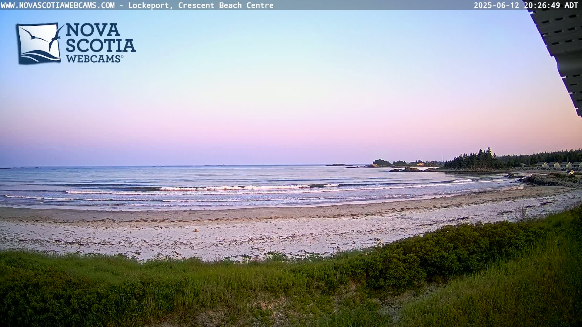 Lockeport Crescent Beach Live Cam - Lockeport, Shelburne County, Nova Scotia, Canada