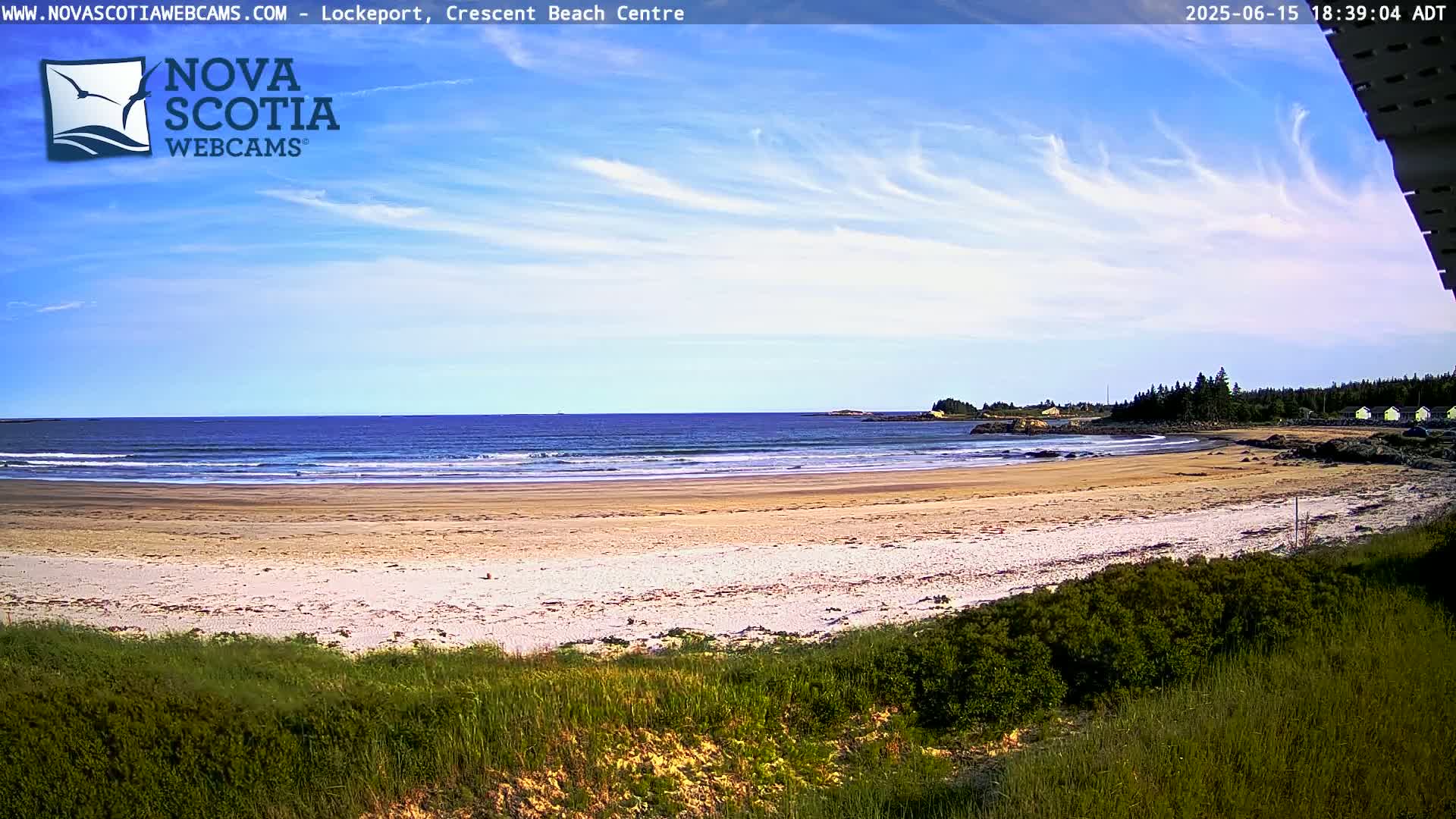 Lockeport Crescent Beach Live Cam - Lockeport, Shelburne County, Nova Scotia, Canada