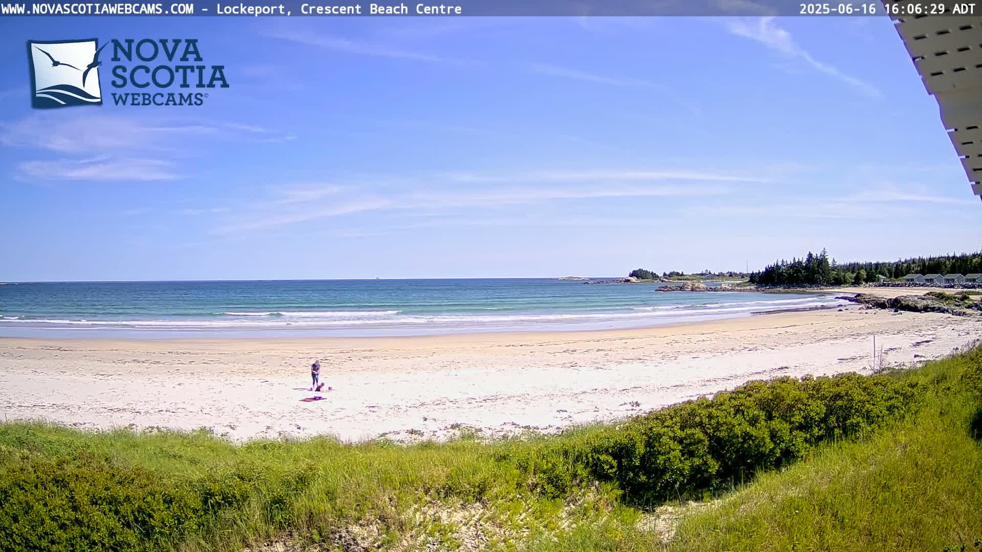 Lockeport Crescent Beach Live Cam - Lockeport, Shelburne County, Nova Scotia, Canada