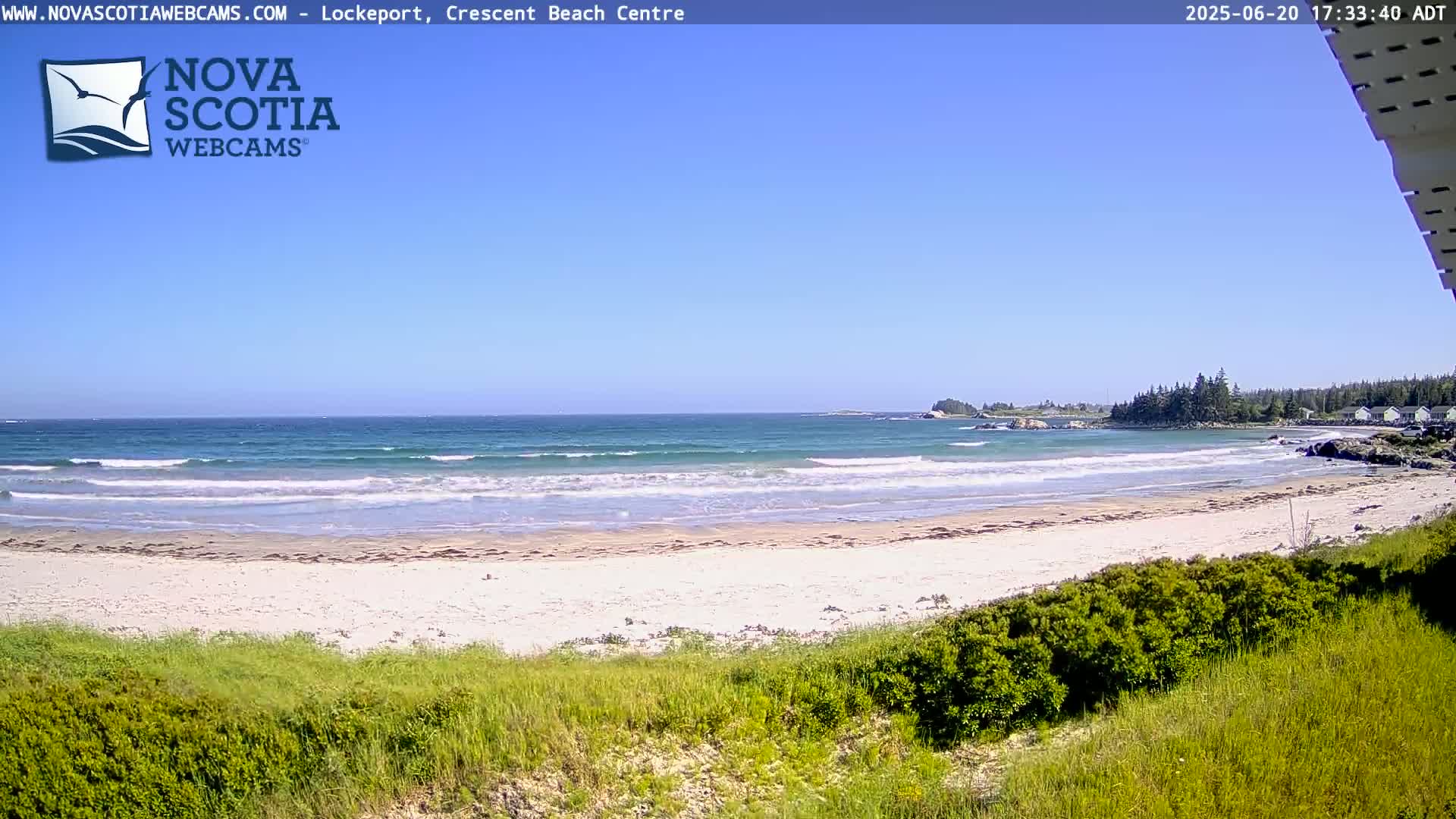 Lockeport Crescent Beach Live Cam - Lockeport, Shelburne County, Nova Scotia, Canada