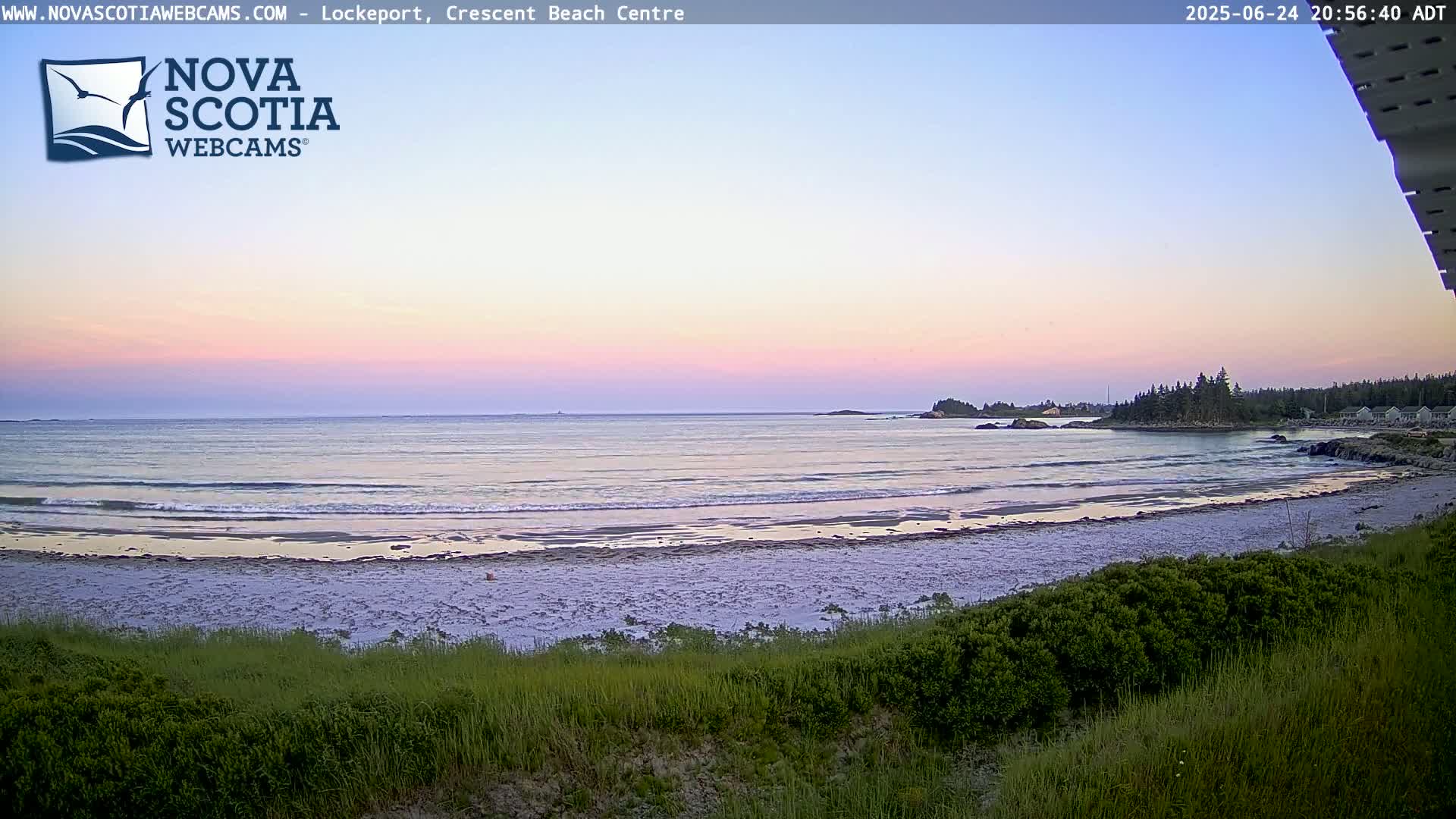 Lockeport Crescent Beach Live Cam - Lockeport, Shelburne County, Nova Scotia, Canada