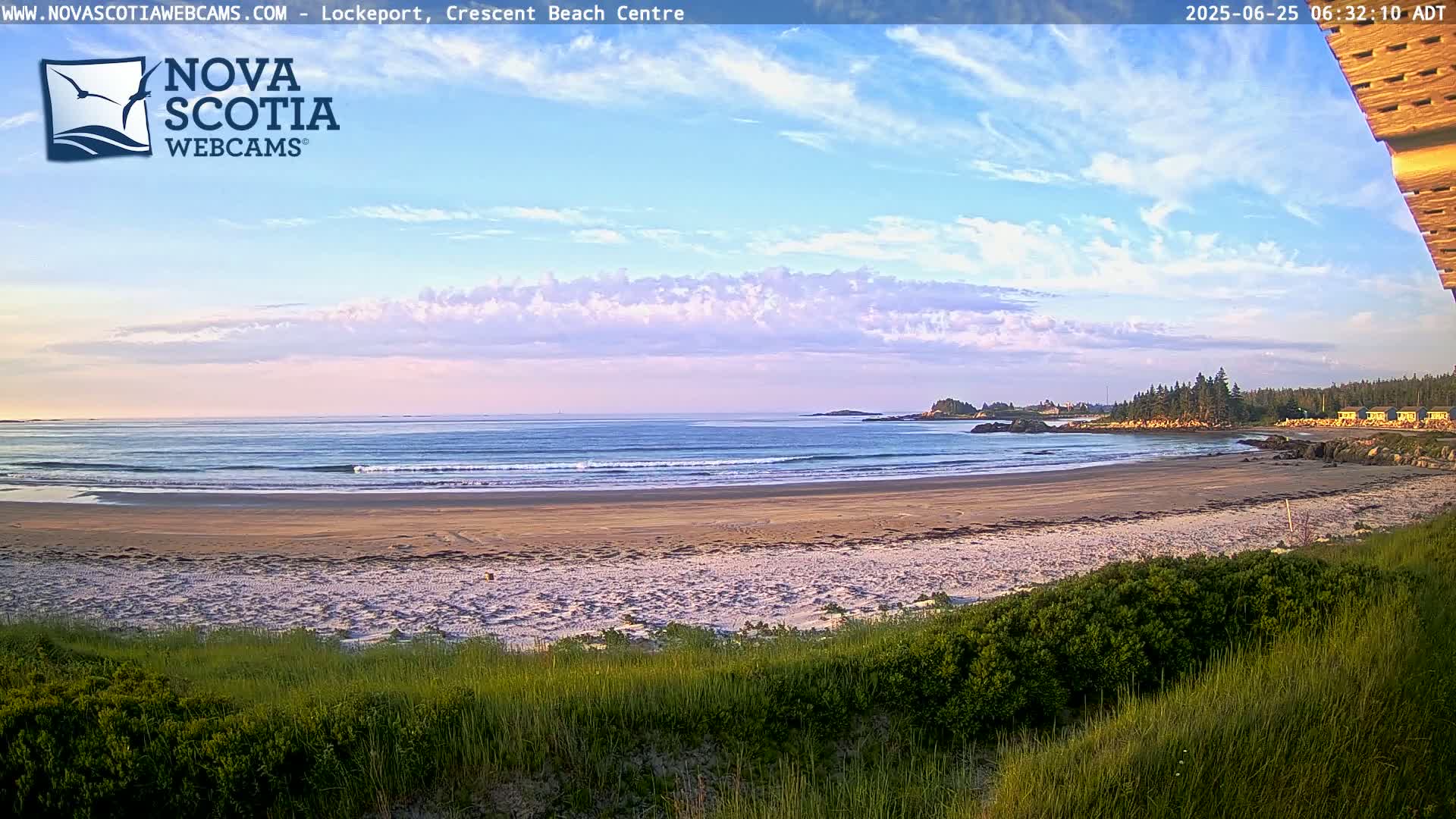 Lockeport Crescent Beach Live Cam - Lockeport, Shelburne County, Nova Scotia, Canada