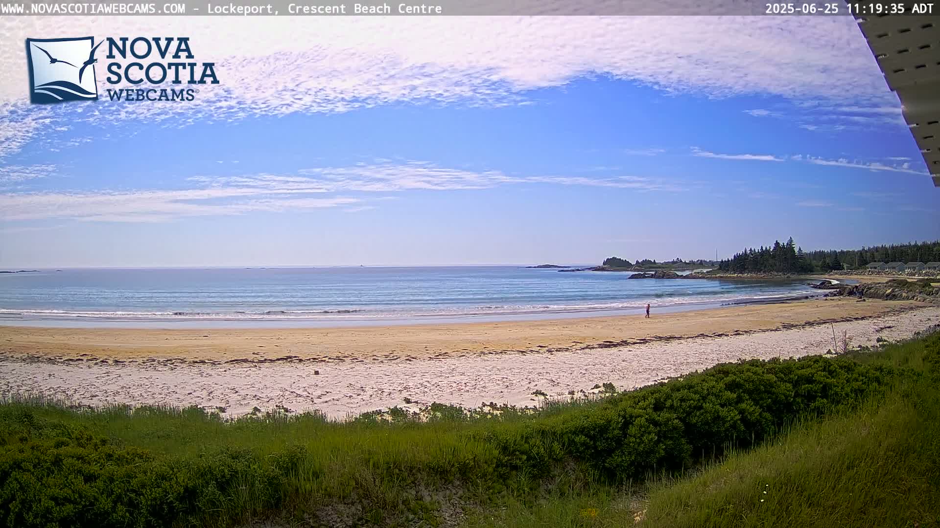 Lockeport Crescent Beach Live Cam - Lockeport, Shelburne County, Nova Scotia, Canada