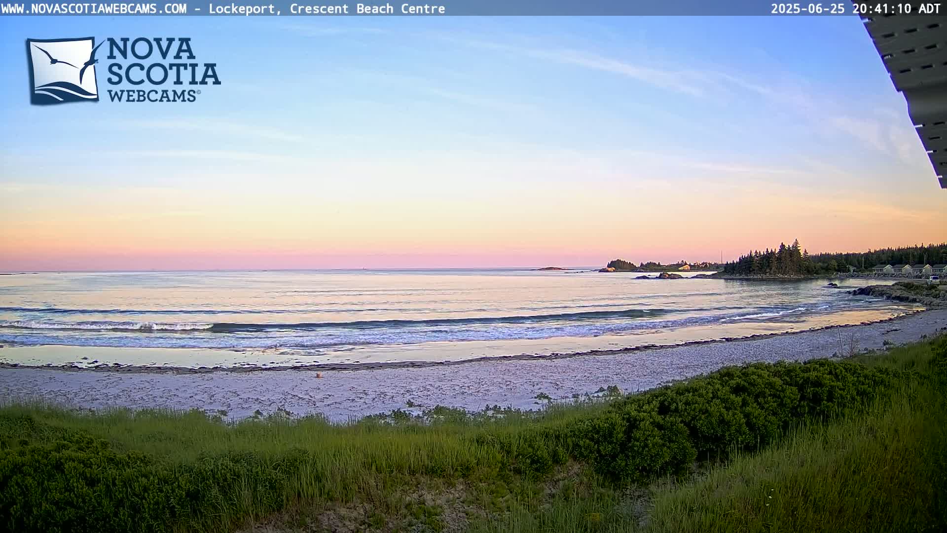Lockeport Crescent Beach Live Cam - Lockeport, Shelburne County, Nova Scotia, Canada
