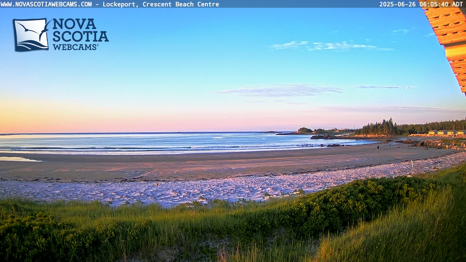 Lockeport Crescent Beach Live Cam - Lockeport, Shelburne County, Nova Scotia, Canada