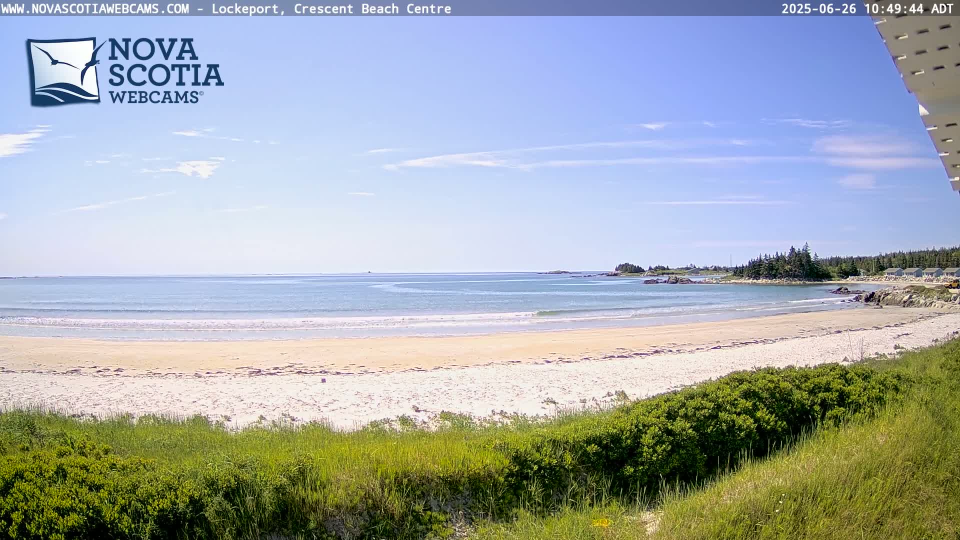 Lockeport Crescent Beach Live Cam - Lockeport, Shelburne County, Nova Scotia, Canada