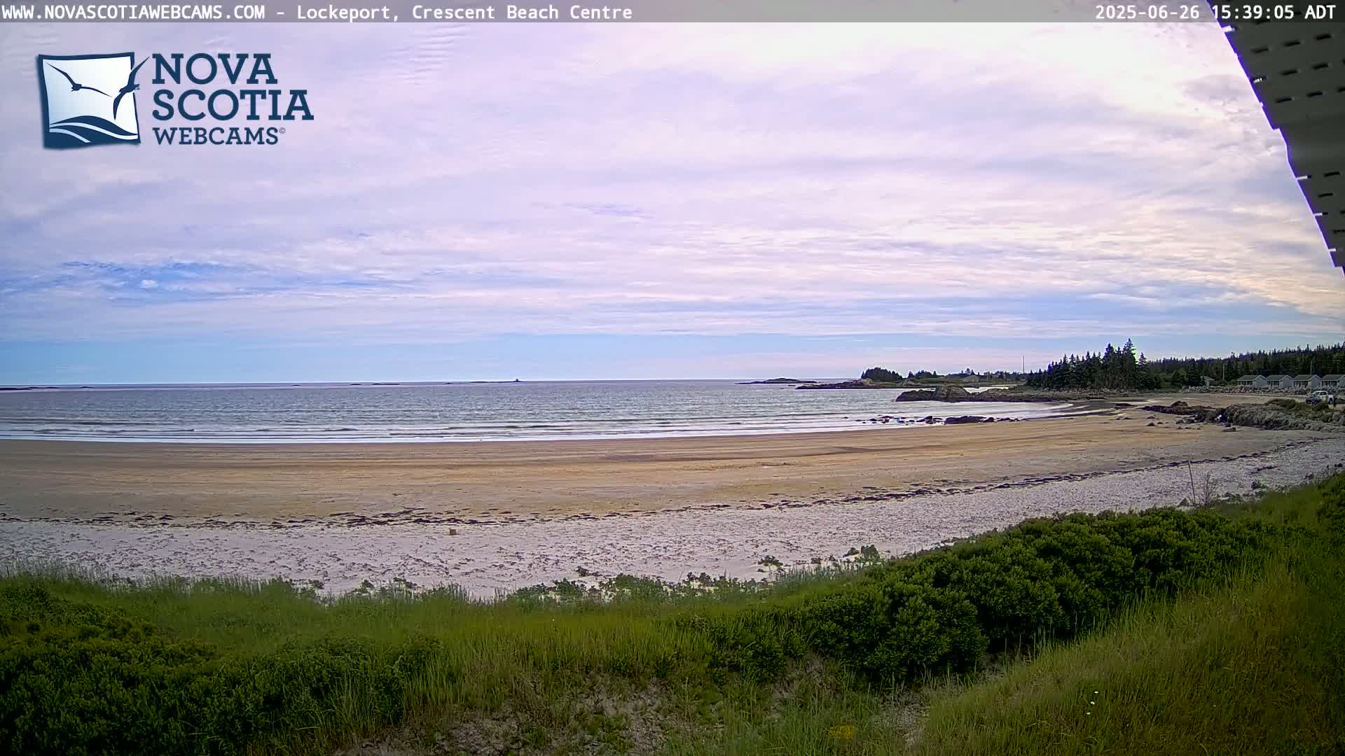 Lockeport Crescent Beach Live Cam - Lockeport, Shelburne County, Nova Scotia, Canada