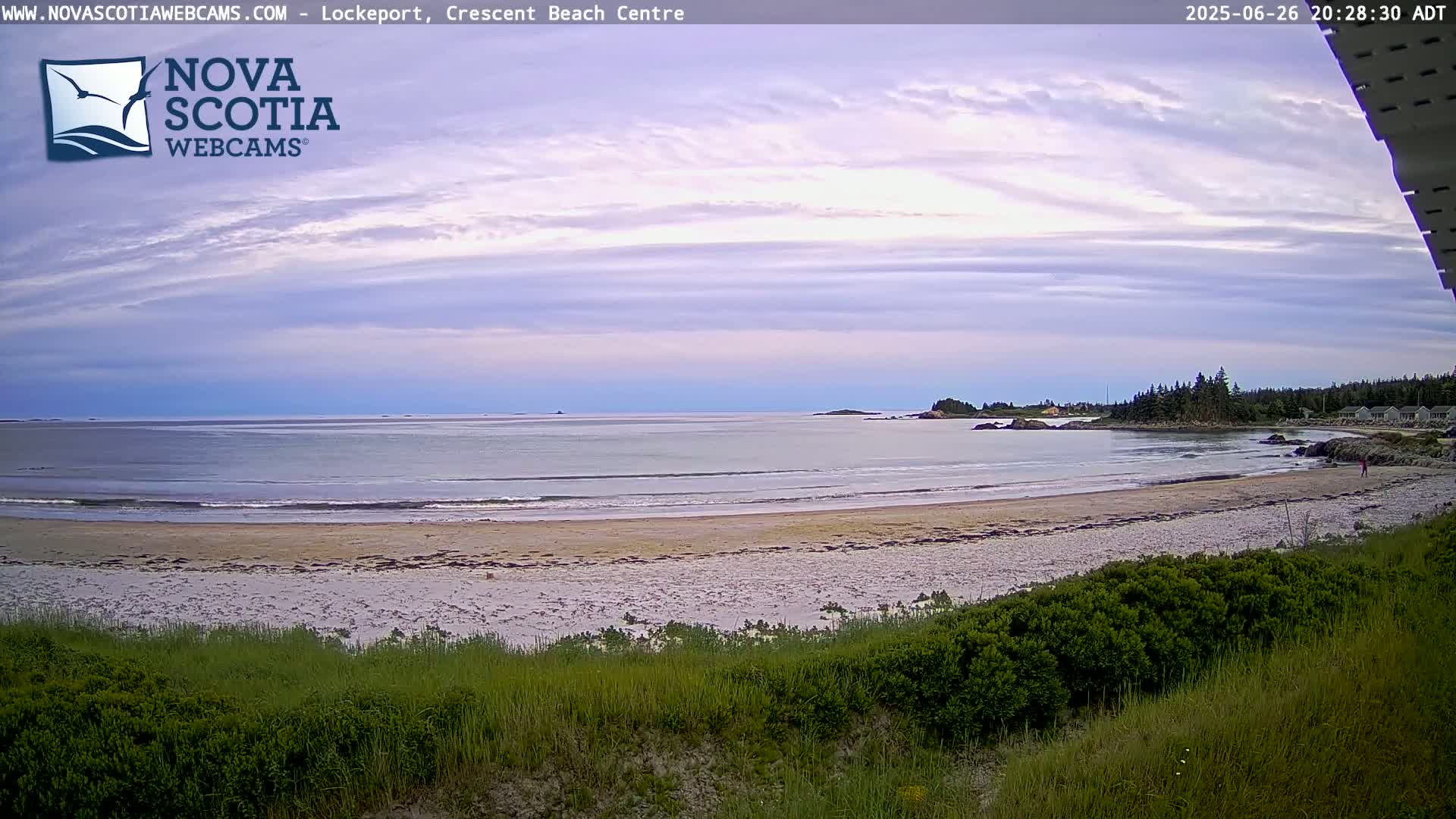 Lockeport Crescent Beach Live Cam - Lockeport, Shelburne County, Nova Scotia, Canada