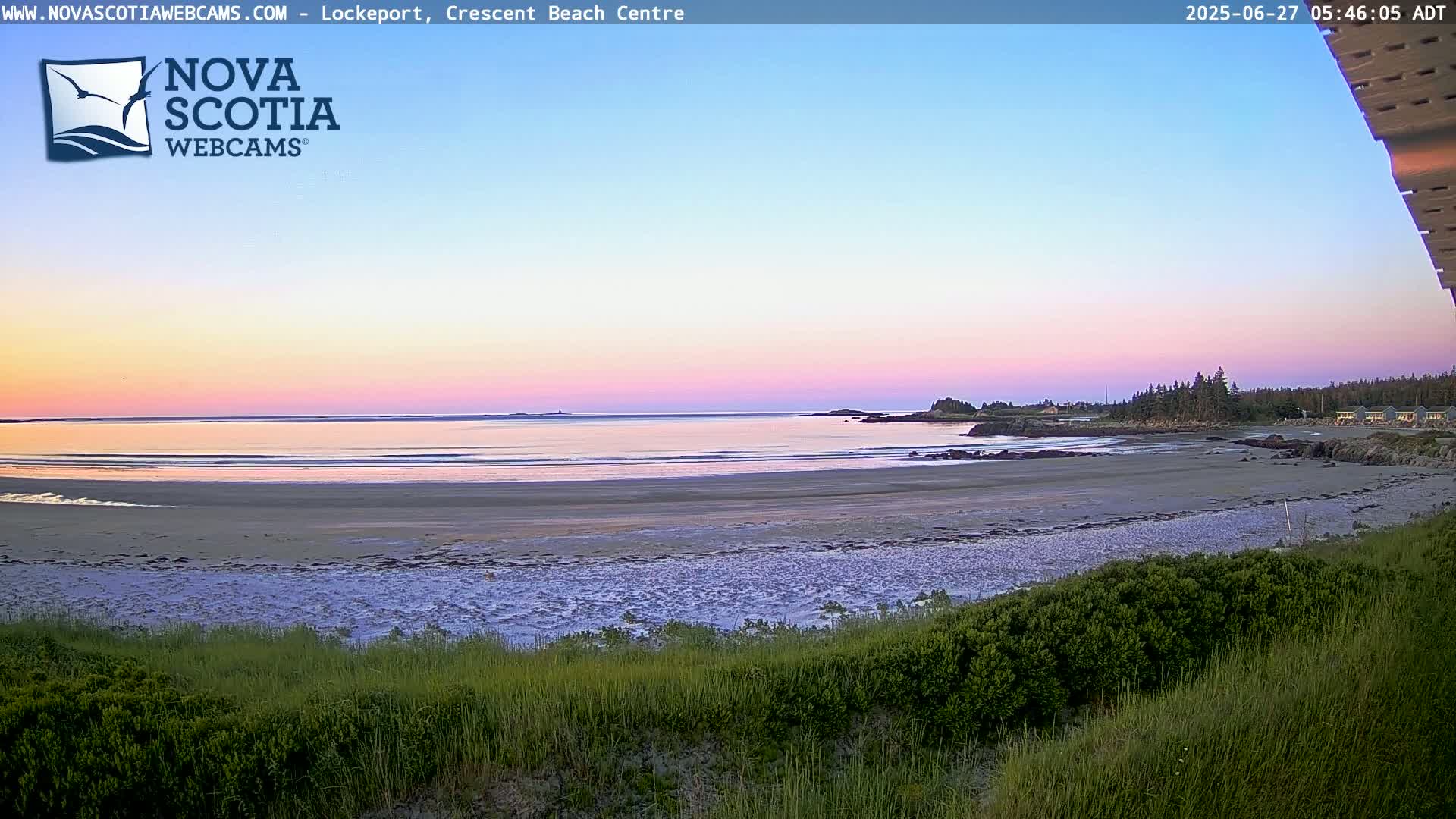 Lockeport Crescent Beach Live Cam - Lockeport, Shelburne County, Nova Scotia, Canada