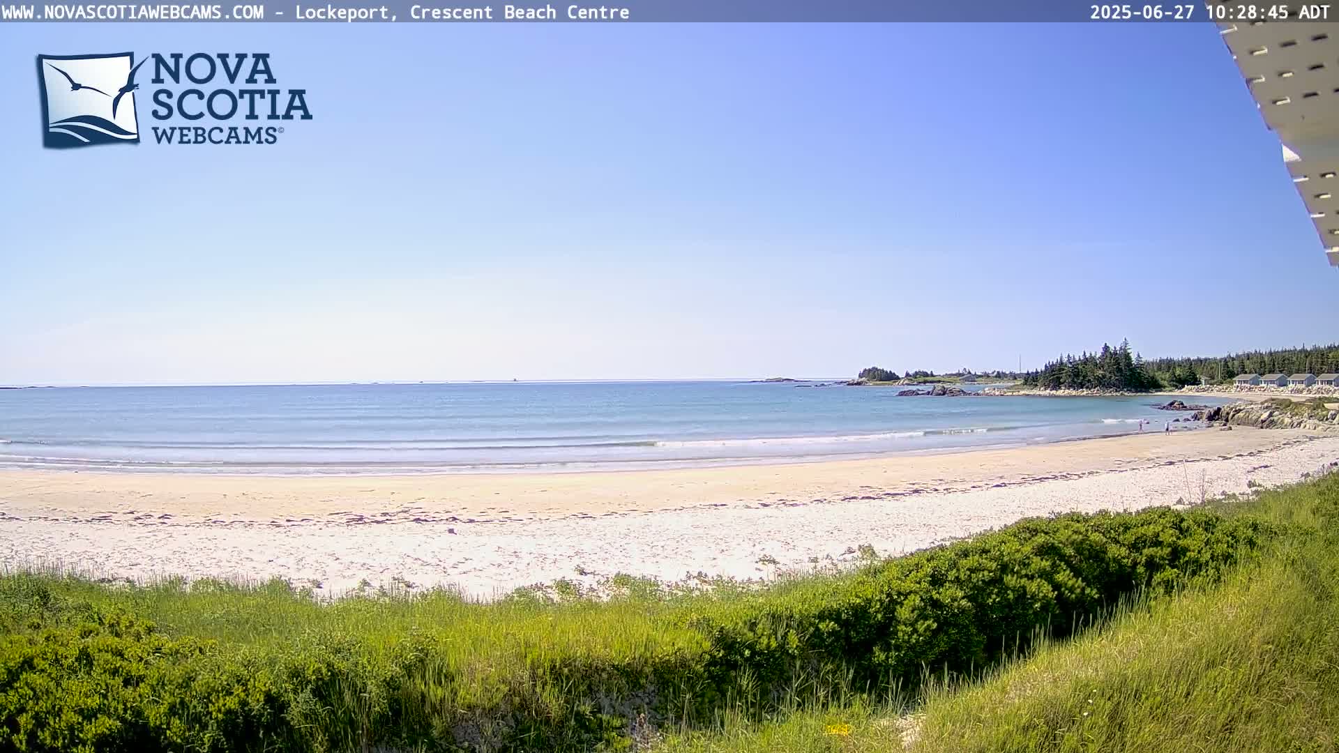 Lockeport Crescent Beach Live Cam - Lockeport, Shelburne County, Nova Scotia, Canada