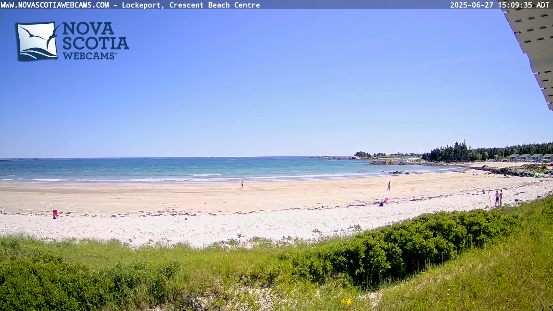 Lockeport Crescent Beach Live Cam - Lockeport, Shelburne County, Nova Scotia, Canada