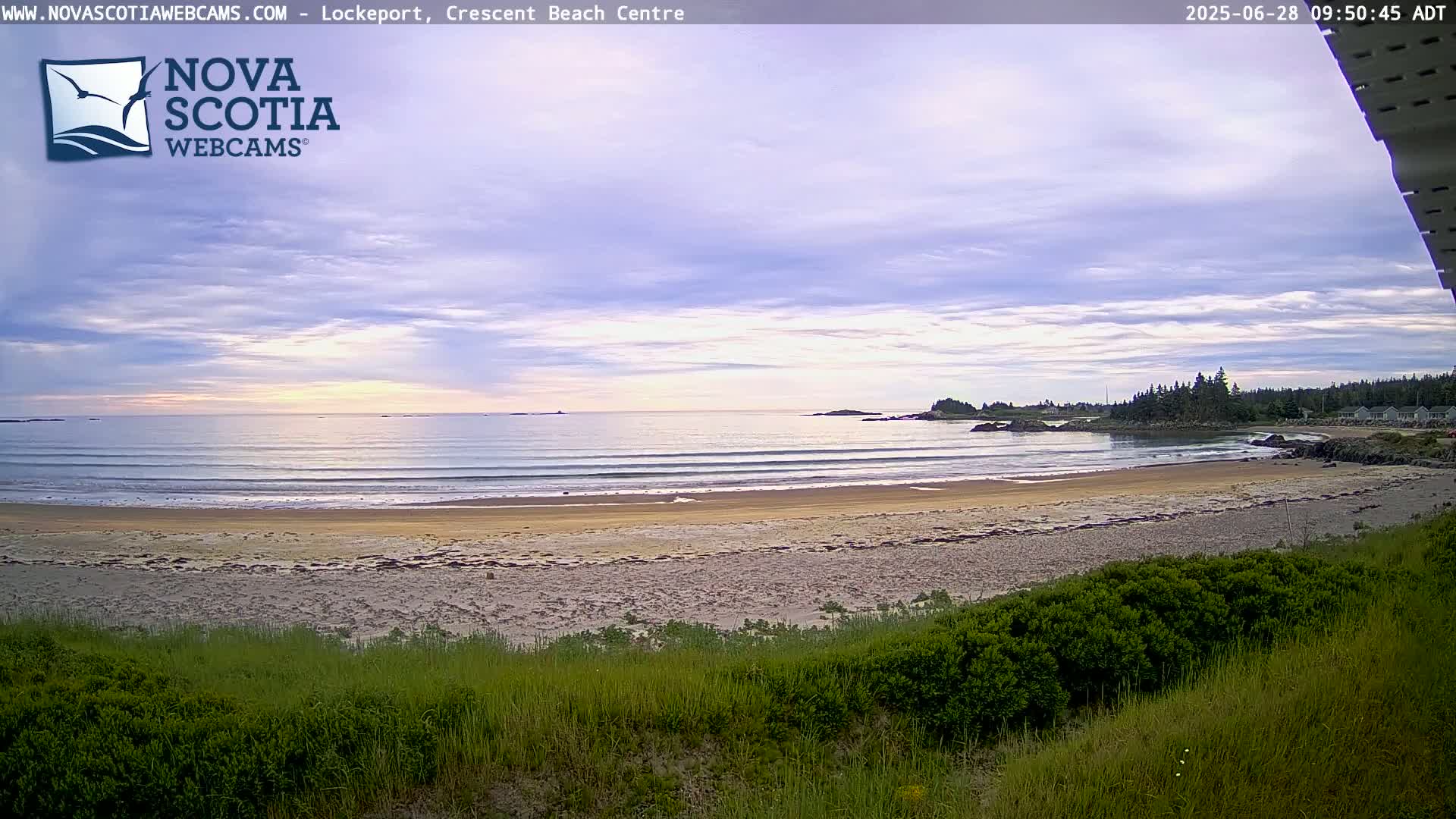 Lockeport Crescent Beach Live Cam - Lockeport, Shelburne County, Nova Scotia, Canada
