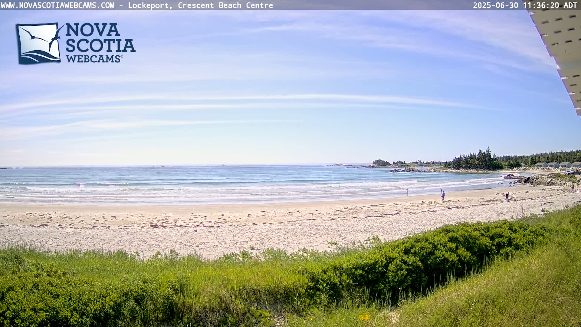 Lockeport Crescent Beach Live Cam - Lockeport, Shelburne County, Nova Scotia, Canada