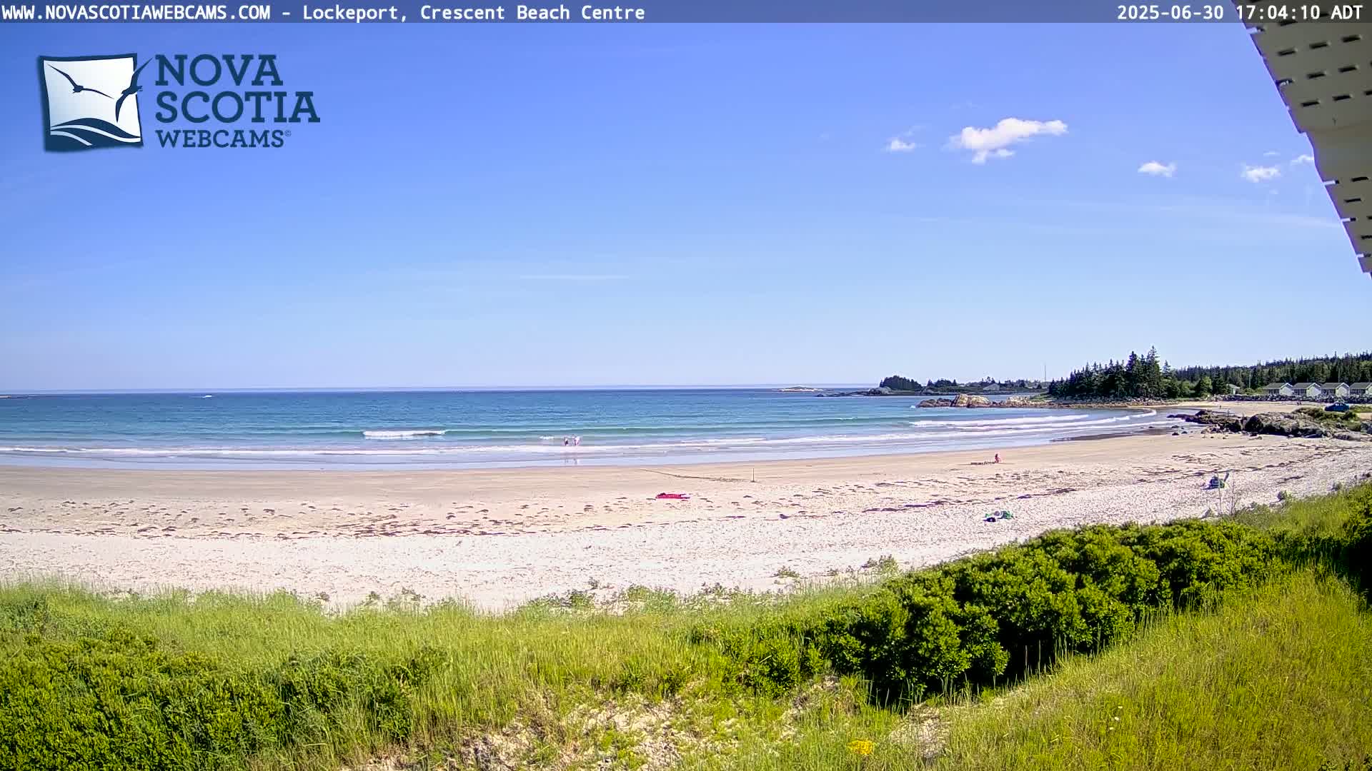 Lockeport Crescent Beach Live Cam - Lockeport, Shelburne County, Nova Scotia, Canada