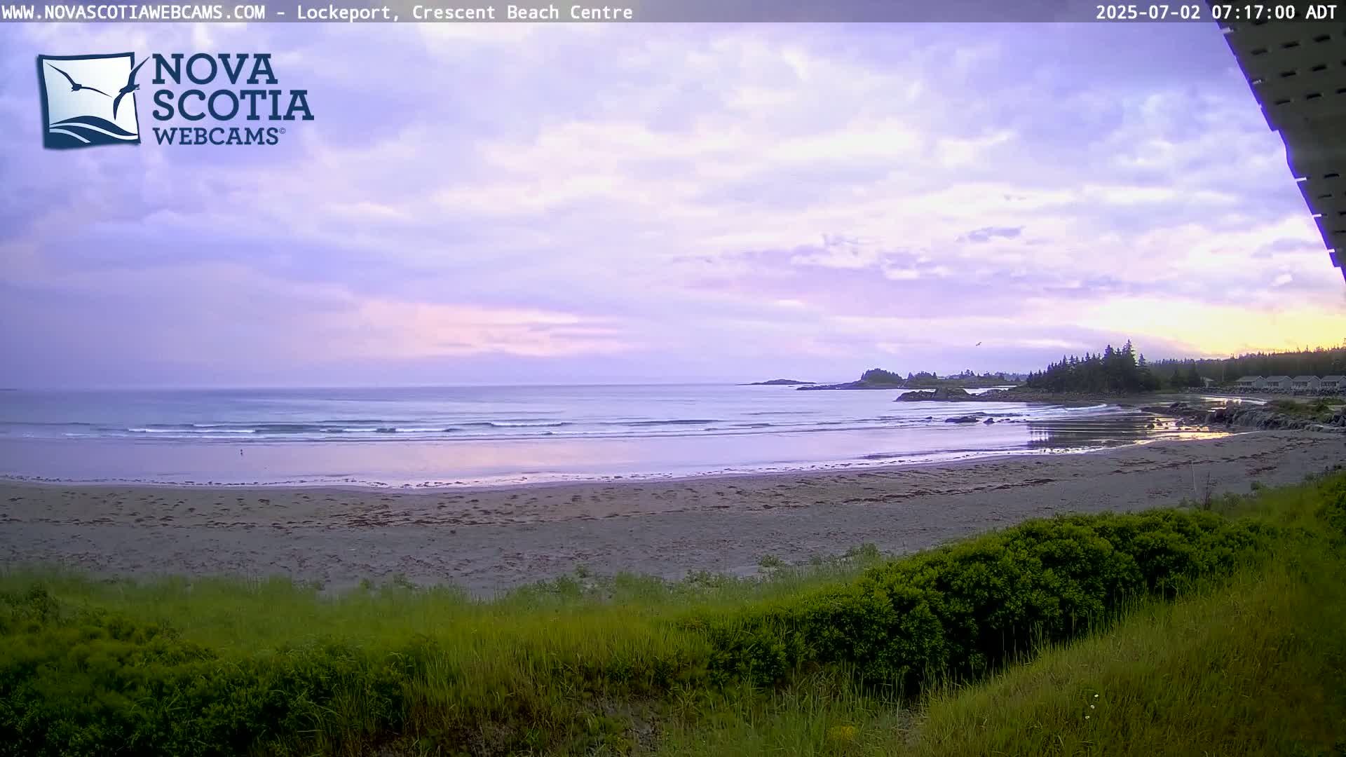 Lockeport Crescent Beach Live Cam - Lockeport, Shelburne County, Nova Scotia, Canada