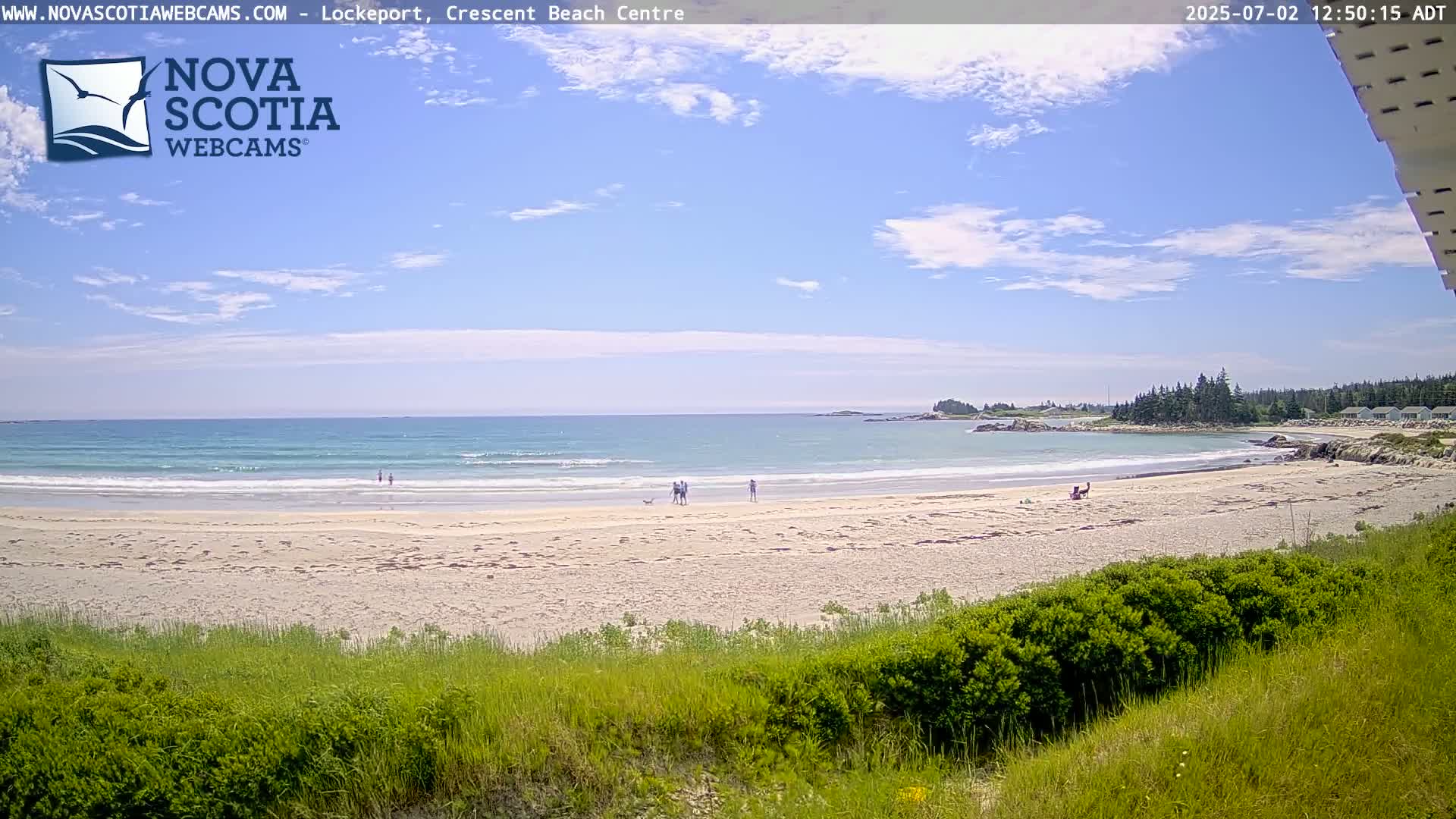 Lockeport Crescent Beach Live Cam - Lockeport, Shelburne County, Nova Scotia, Canada