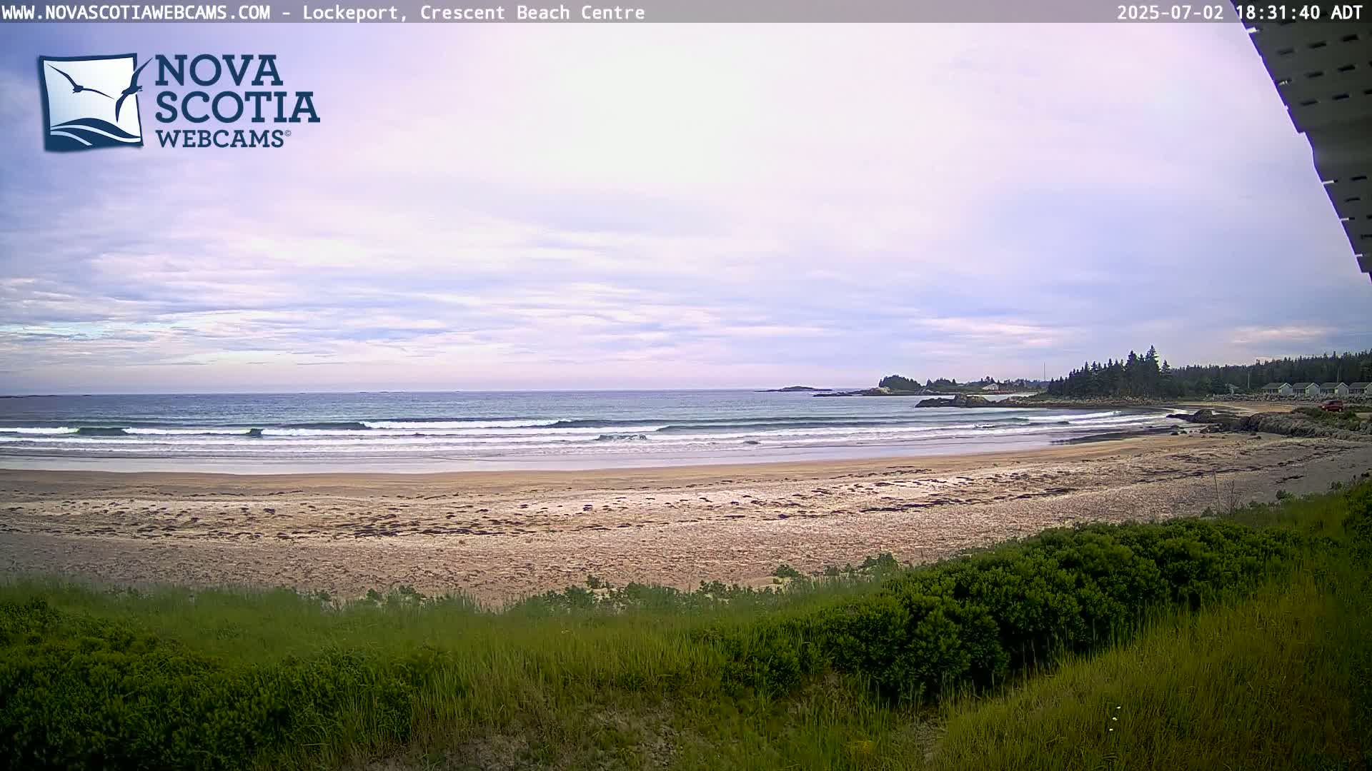 Lockeport Crescent Beach Live Cam - Lockeport, Shelburne County, Nova Scotia, Canada