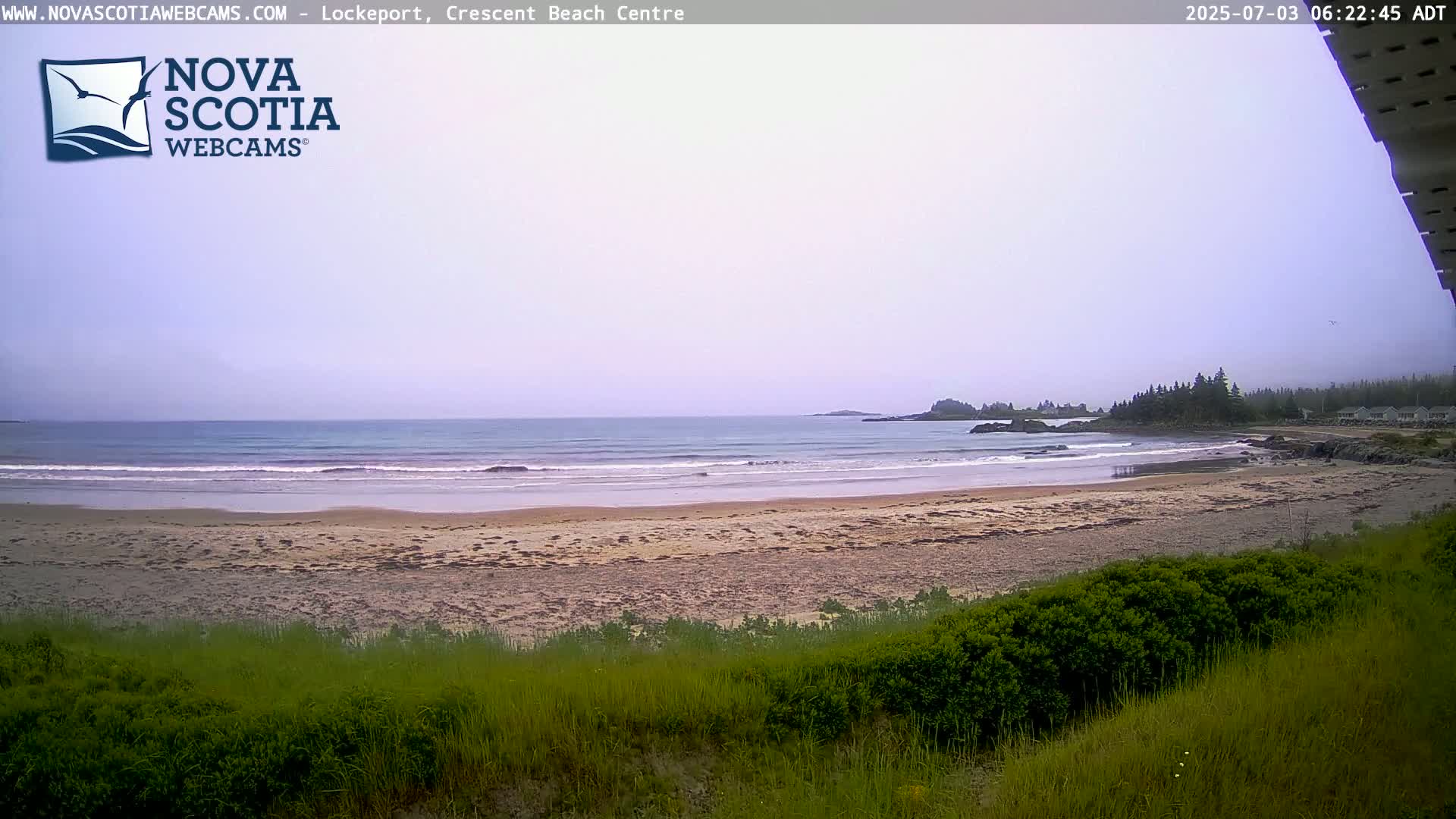 Lockeport Crescent Beach Live Cam - Lockeport, Shelburne County, Nova Scotia, Canada