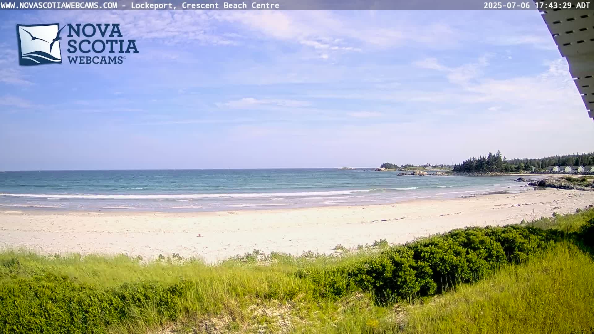 Lockeport Crescent Beach Live Cam - Lockeport, Shelburne County, Nova Scotia, Canada