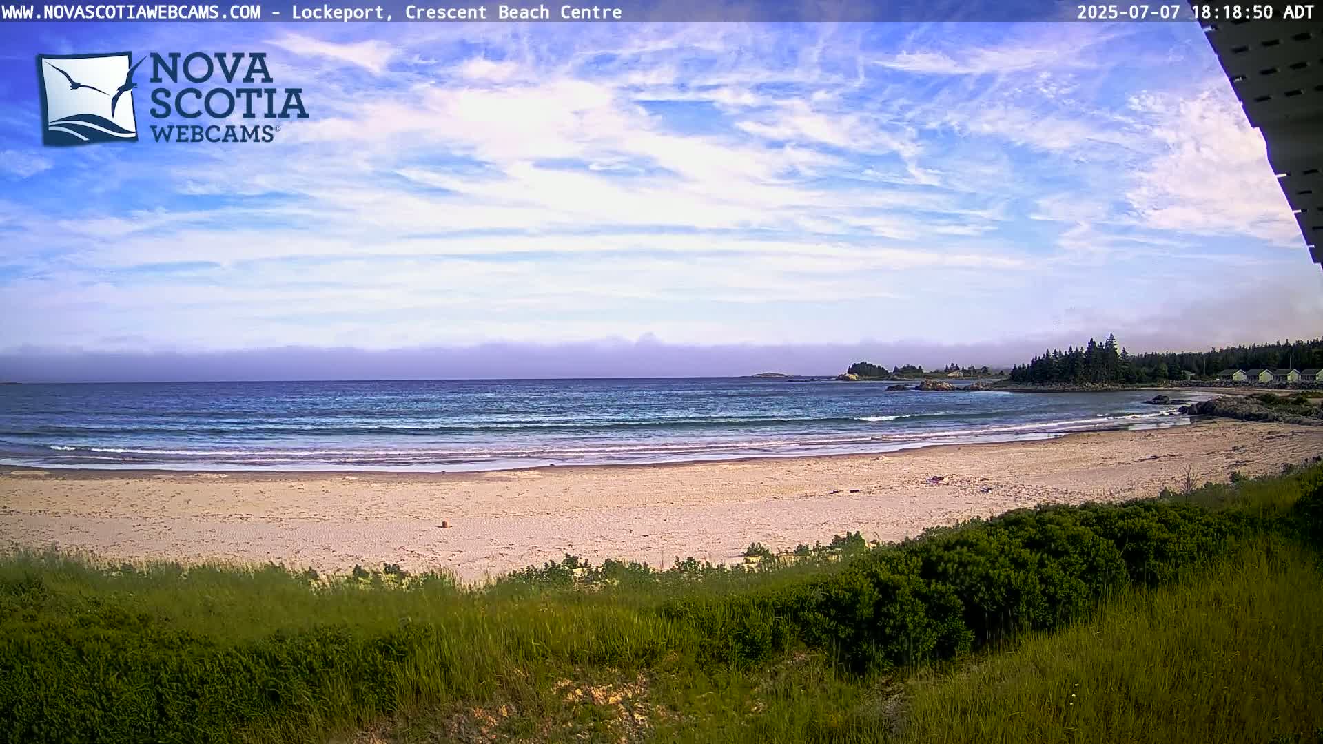 Lockeport Crescent Beach Live Cam - Lockeport, Shelburne County, Nova Scotia, Canada