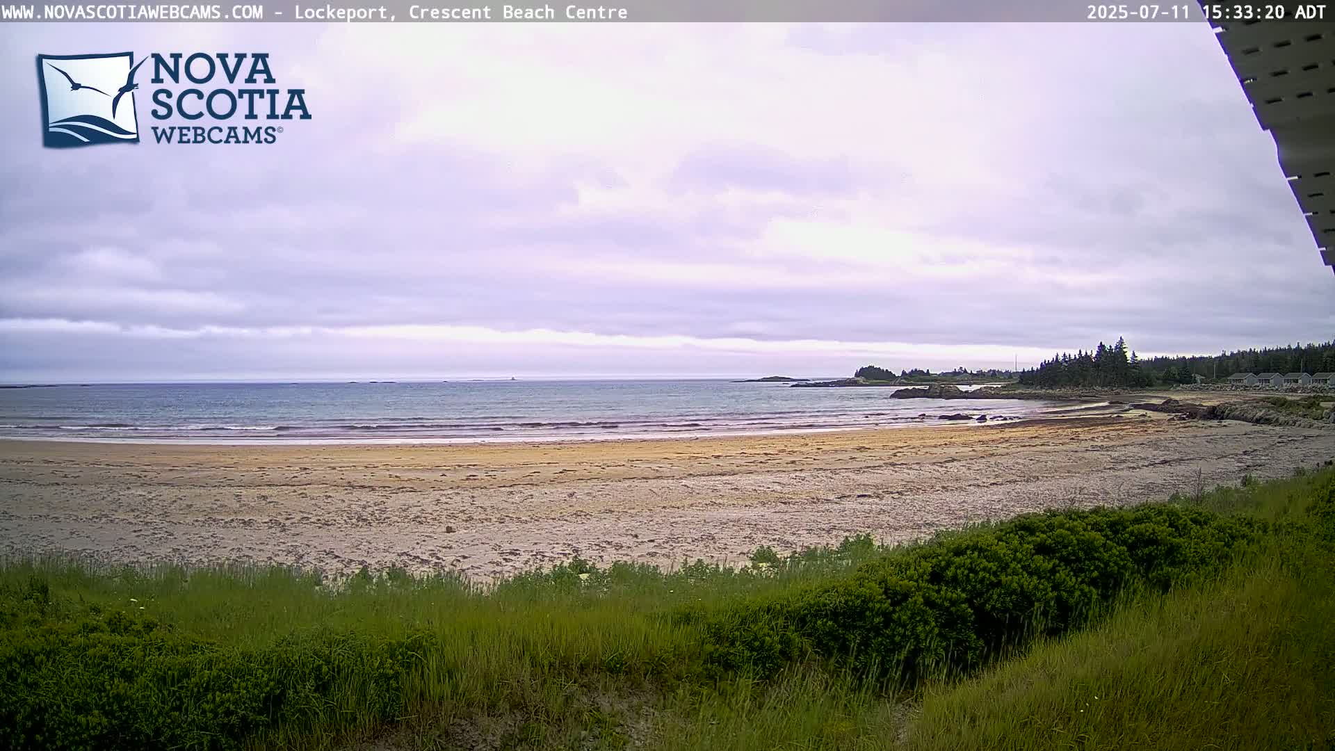 Lockeport Crescent Beach Live Cam - Lockeport, Shelburne County, Nova Scotia, Canada