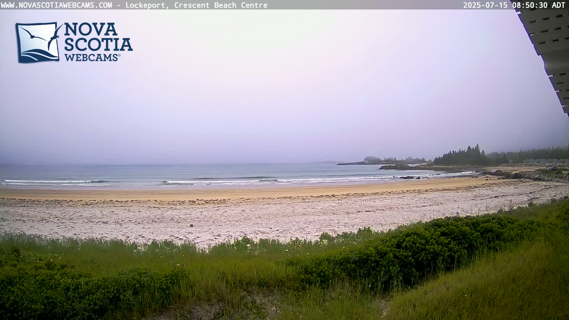 Lockeport Crescent Beach Live Cam - Lockeport, Shelburne County, Nova Scotia, Canada