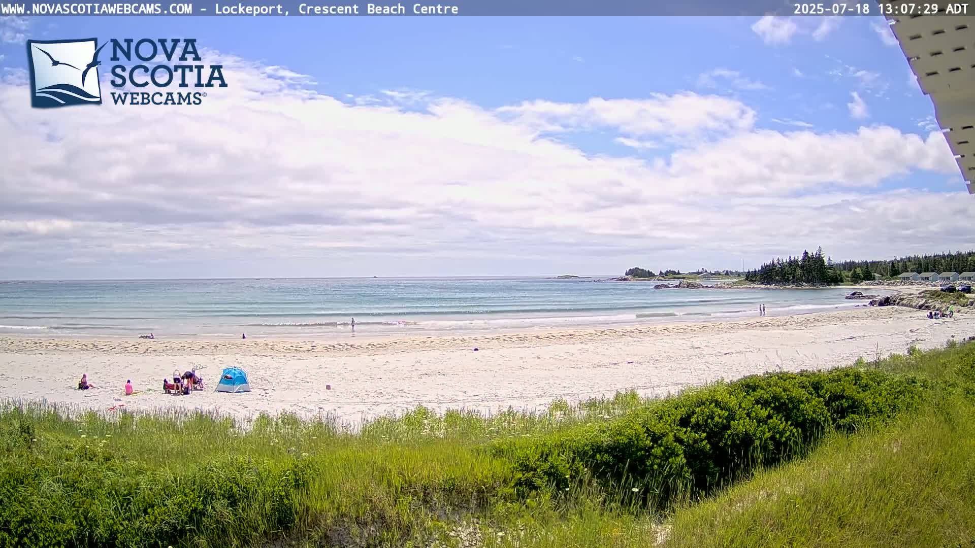 Lockeport Crescent Beach Live Cam - Lockeport, Shelburne County, Nova Scotia, Canada
