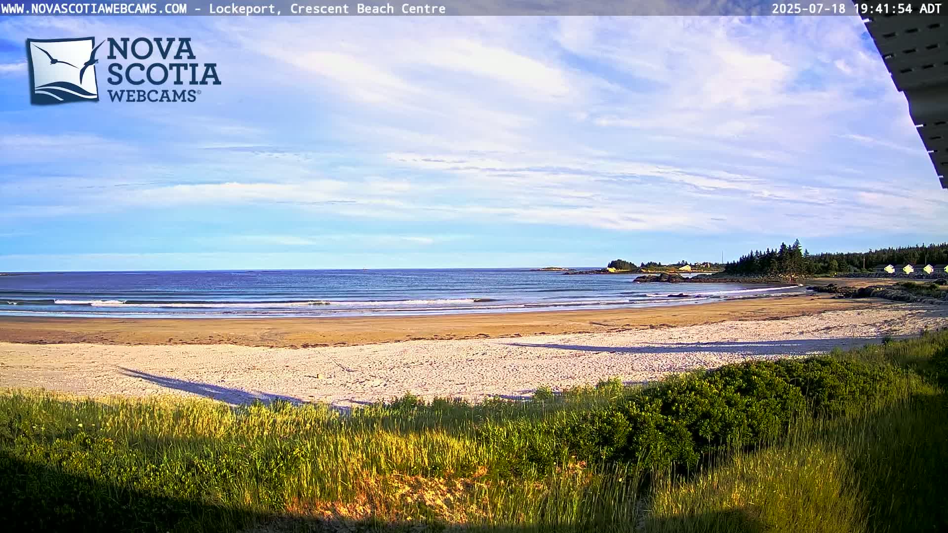 Lockeport Crescent Beach Live Cam - Lockeport, Shelburne County, Nova Scotia, Canada