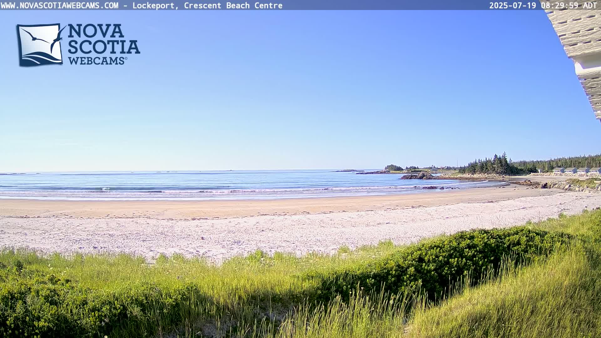 Lockeport Crescent Beach Live Cam - Lockeport, Shelburne County, Nova Scotia, Canada