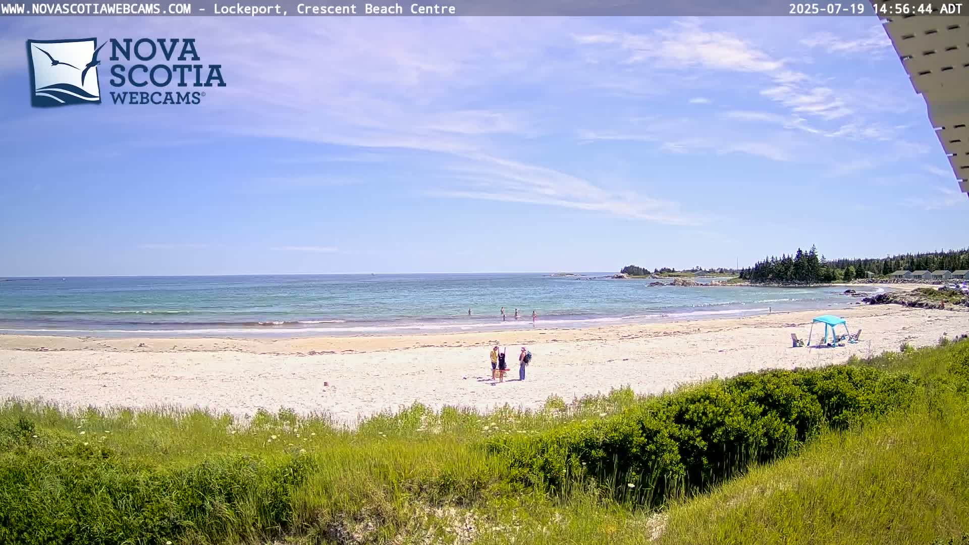 Lockeport Crescent Beach Live Cam - Lockeport, Shelburne County, Nova Scotia, Canada