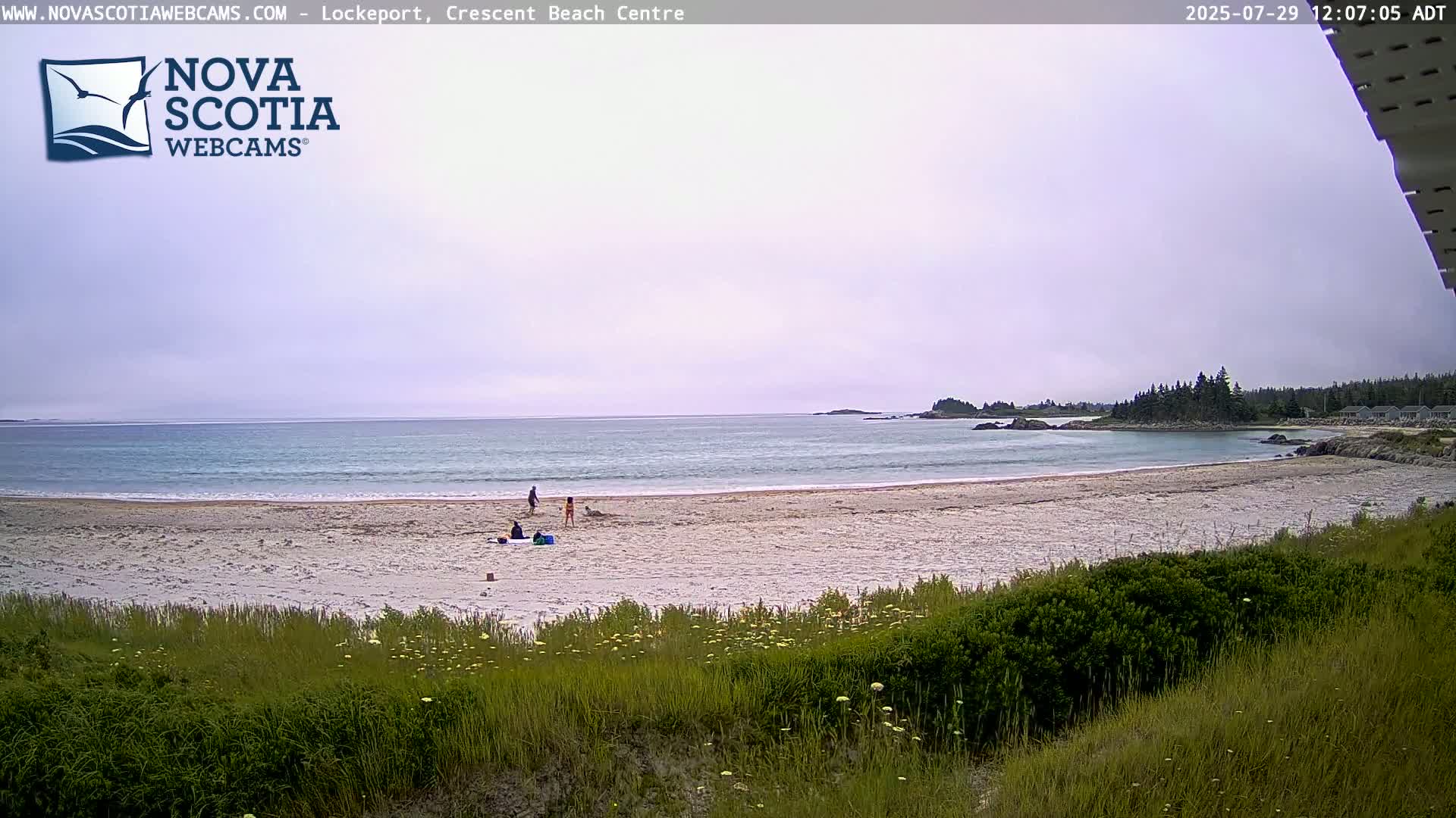 Lockeport Crescent Beach Live Cam - Lockeport, Shelburne County, Nova Scotia, Canada