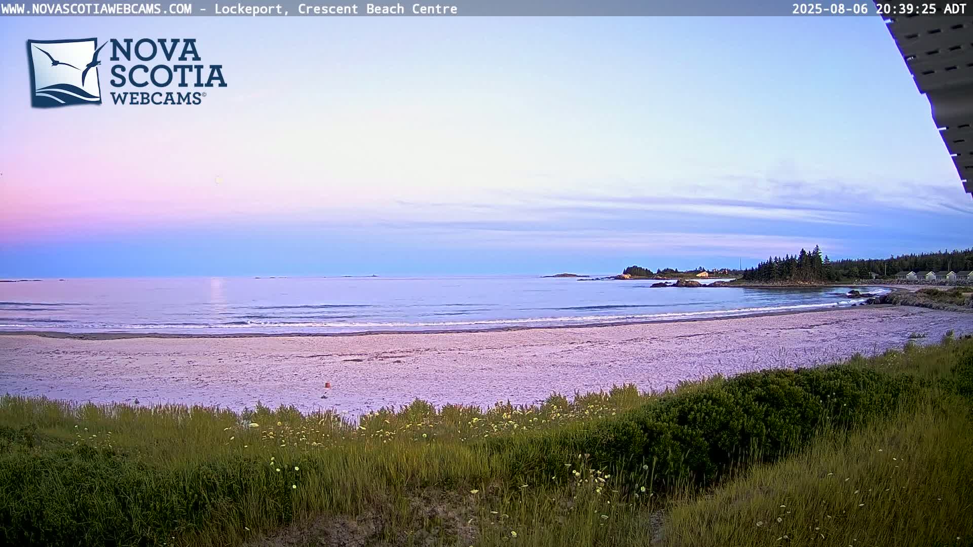 Lockeport Crescent Beach Live Cam - Lockeport, Shelburne County, Nova Scotia, Canada