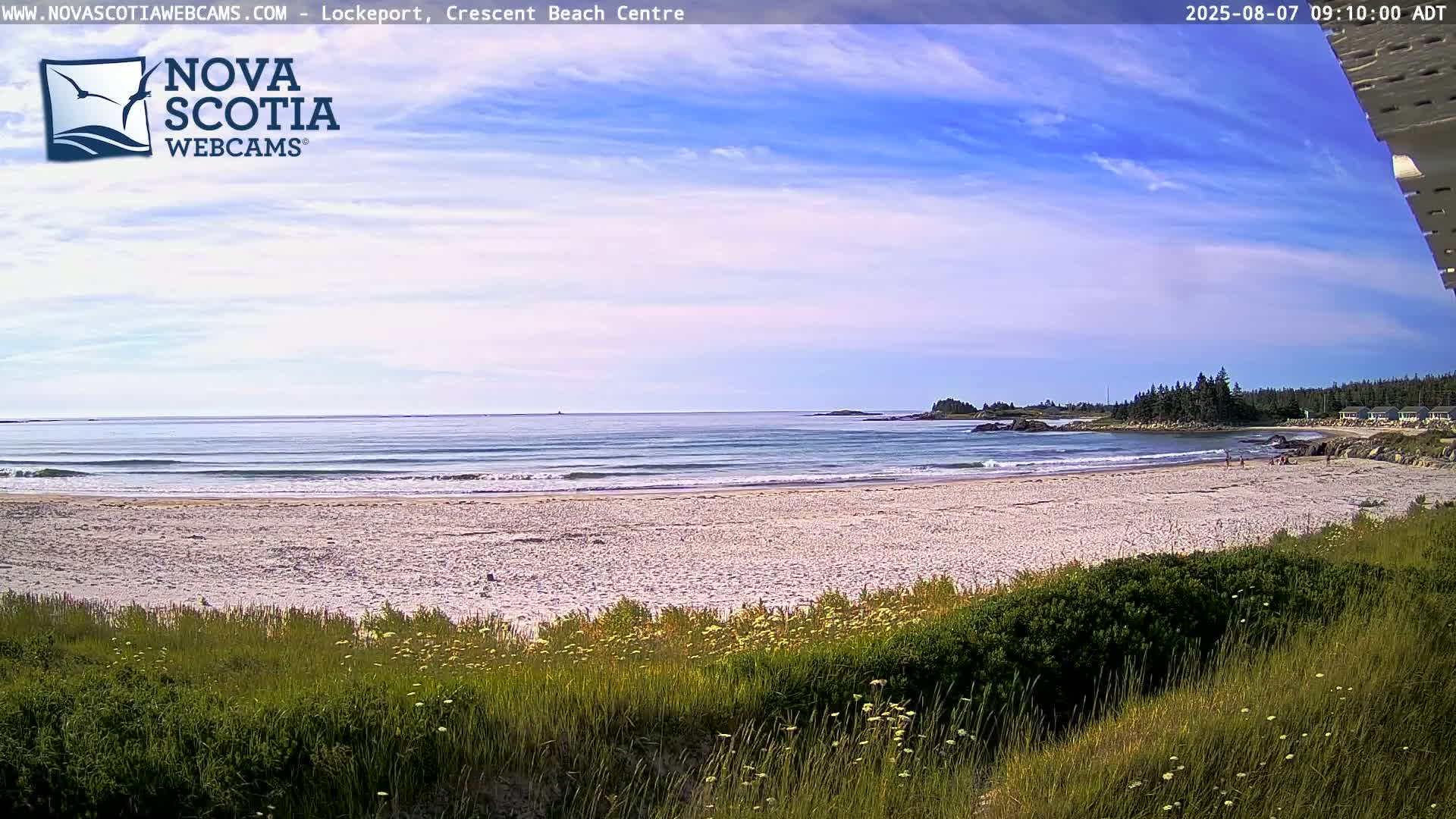 Lockeport Crescent Beach Live Cam - Lockeport, Shelburne County, Nova Scotia, Canada