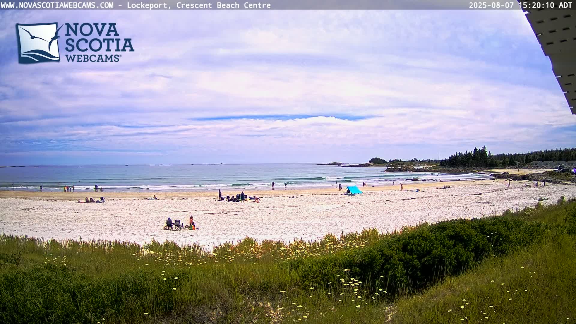 Lockeport Crescent Beach Live Cam - Lockeport, Shelburne County, Nova Scotia, Canada