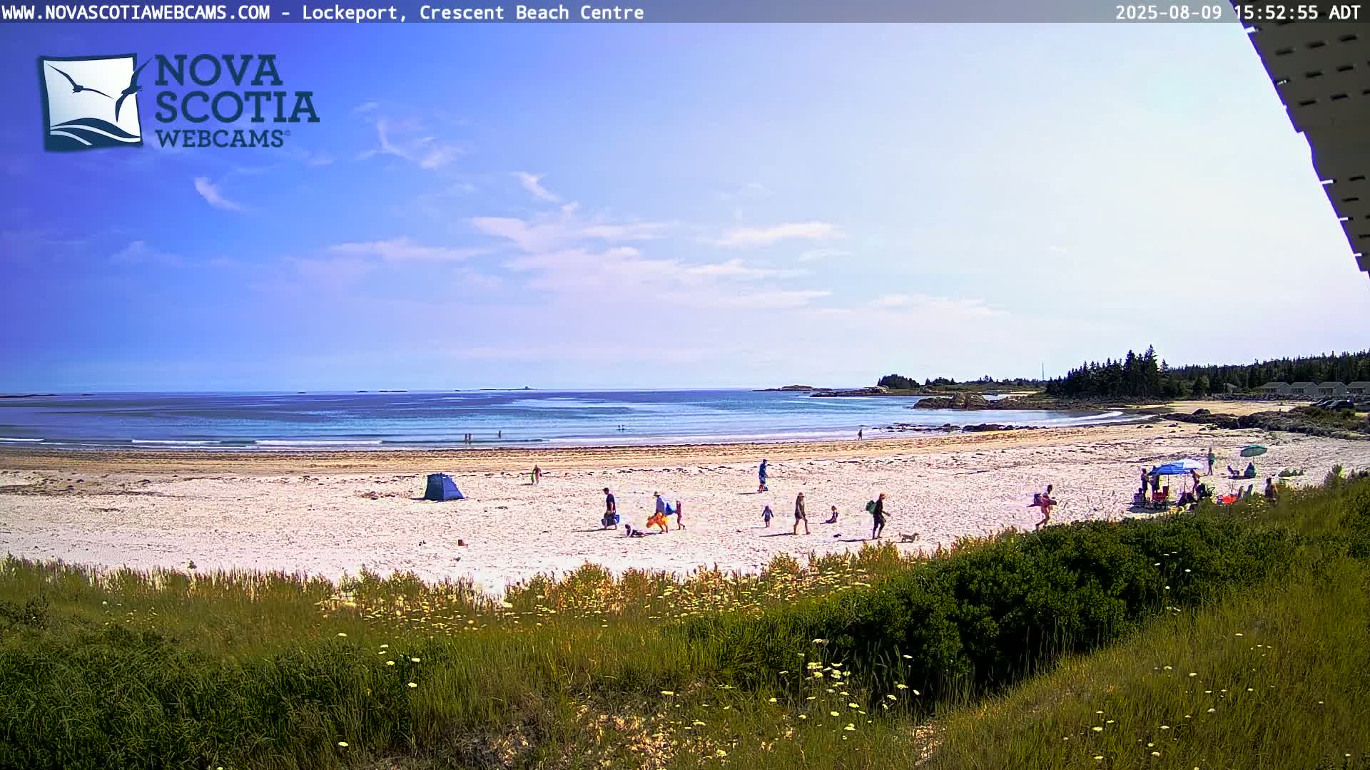 Lockeport Crescent Beach Live Cam - Lockeport, Shelburne County, Nova Scotia, Canada